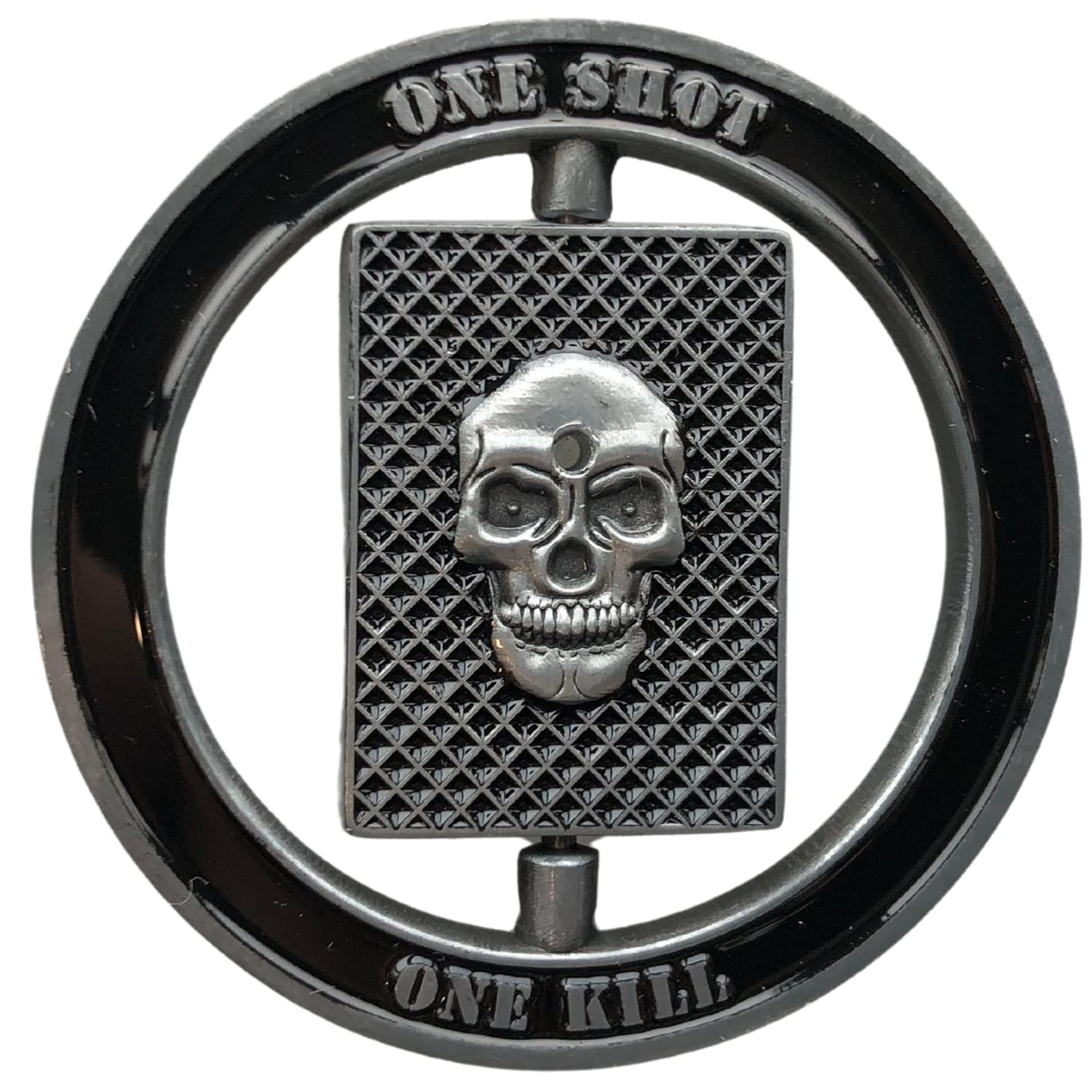 Amazon.com: Ace of Spades Skull One Shot One Kill Spinner