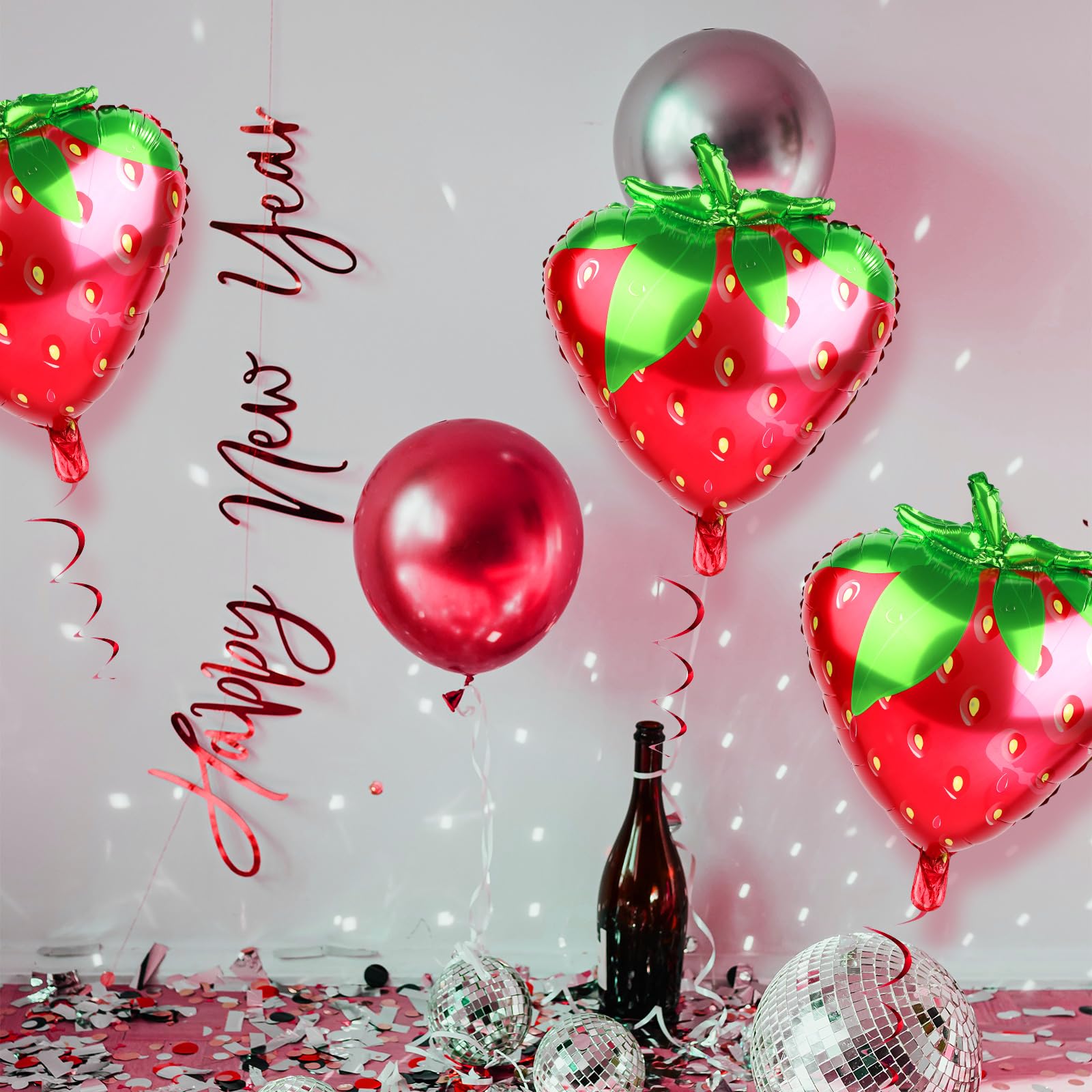 9 Palloncini A Forma Di Ciliegia Da 50,8 Cm - Decorazioni Per Feste A Tema Ciliegia, Compleanni A Tema Frutta, Festa Estiva, Ragazze