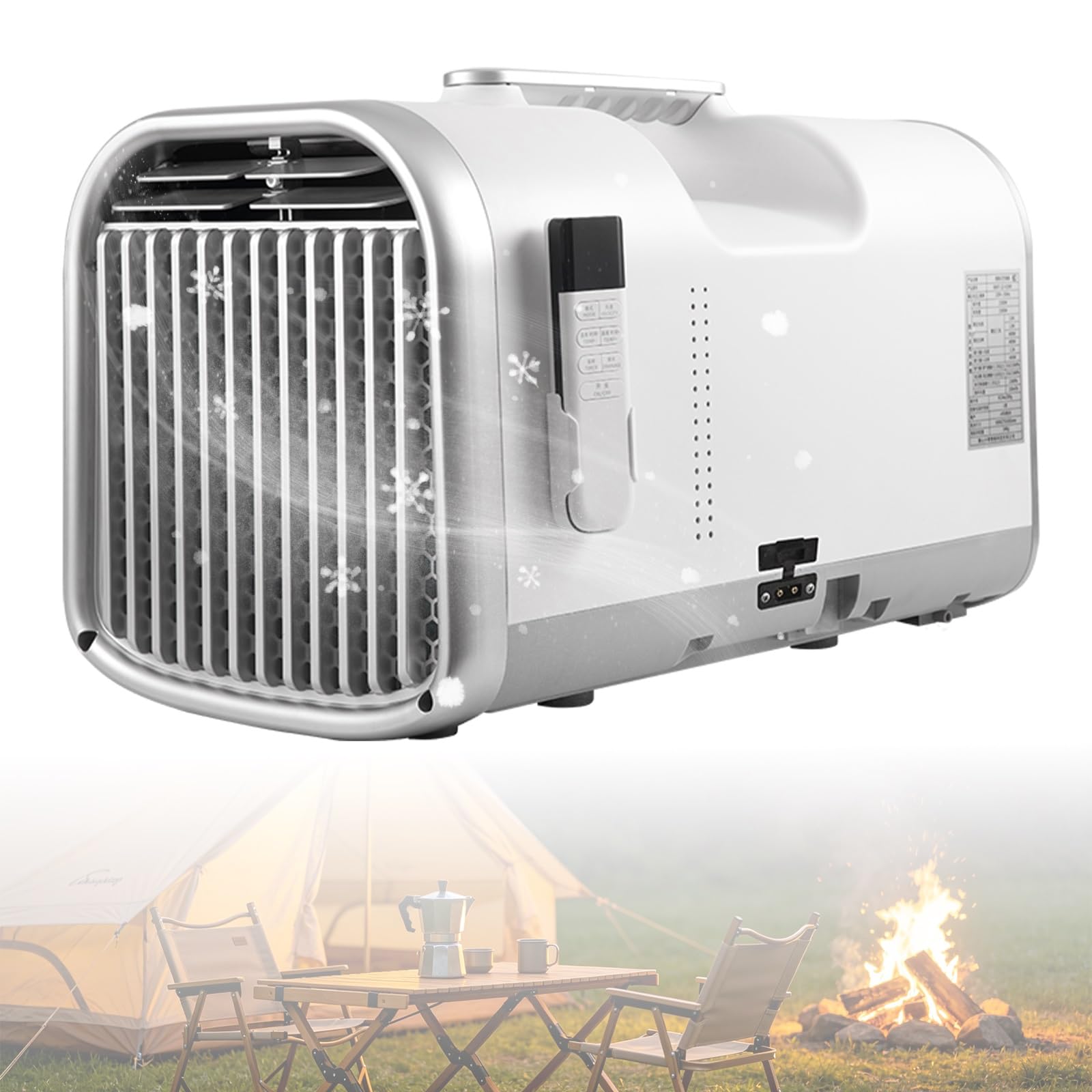 Vunhex T1-Pro Portable Conditioner 4400/5100 Btu, Compact Cooling, Dehumidifying Ac Unit With Cooling + Sleep + Dehumidification + Air Supply, Quiet 42Db Ac Unit For Small Rooms, Rvs, Tents, Workshops(T1-Pro)