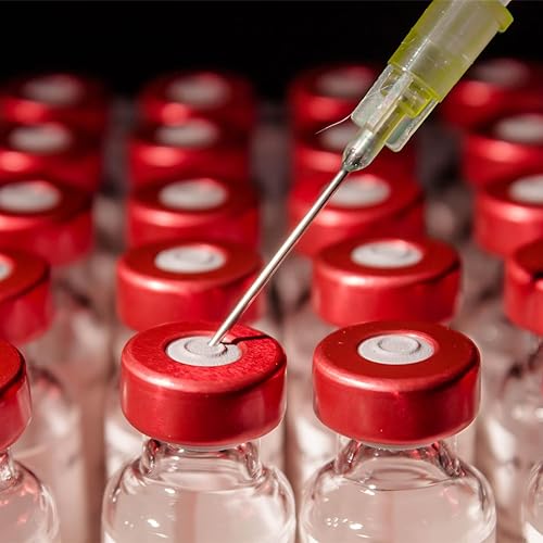 Miniatura 5 de 100 agujas de jeringa de 30 Ga de 12 pulgadas con tapa, accesorios de dispensación de laboratorio, empaquetadas individualmente