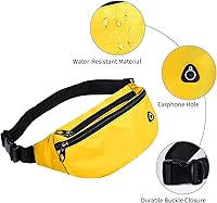 Vista 258 de Riñonera para hombres y mujeres, impermeable, para deportes, para viajes, senderismo, correr