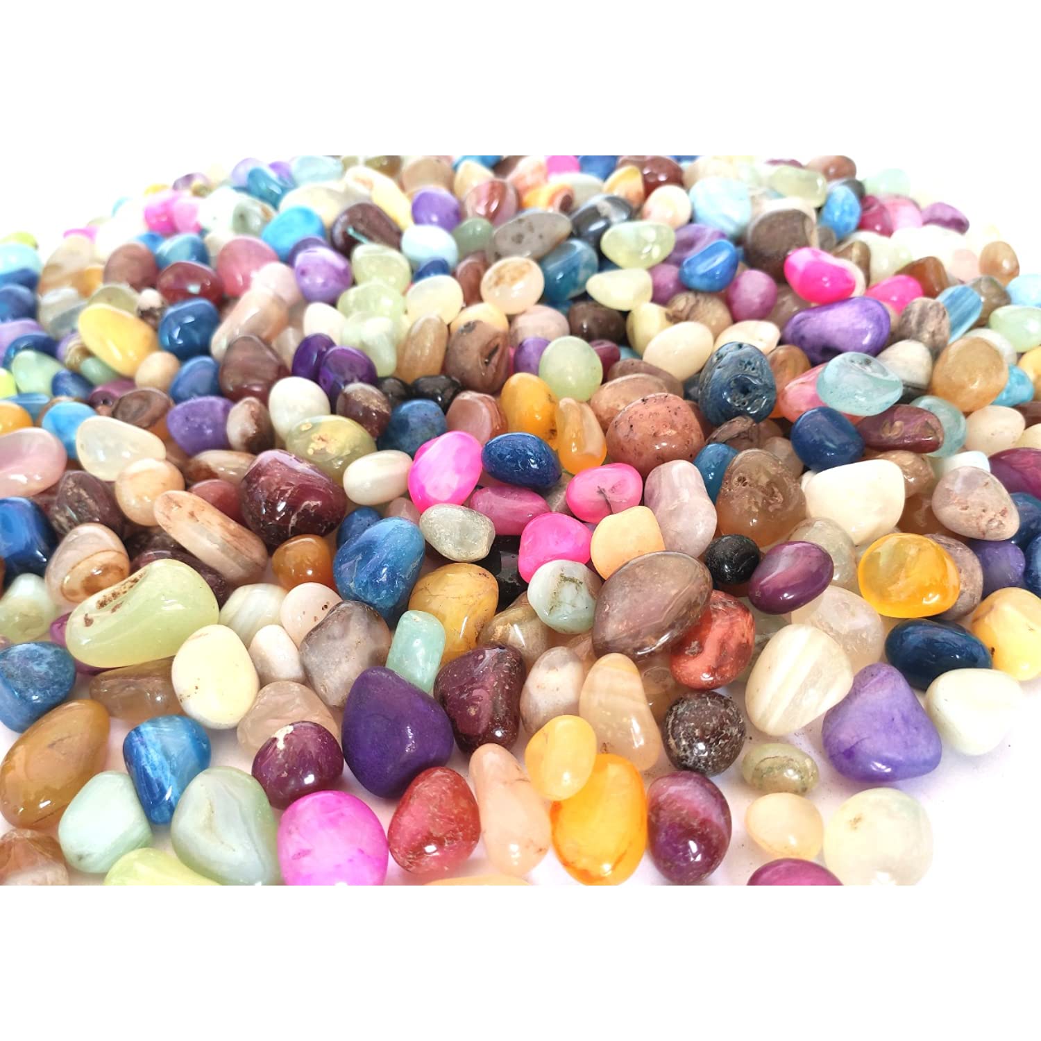 Power Stone Decorative Onyx Stone Pebbles for Vase Filler Plant Pots Aquarium Home Garden Outdoor Decoration (Multicolor, 2 Kg) (B09H4TRXG9) Amazon Price History, Amazon Price Tracker