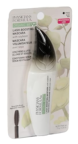 Miniatura 19 de Máscara orgánica de Physicians Formula Organic Wear All Natural Origin Mascara, maquillaje orgánico, negro, prueba dermatológica Rímel de origen