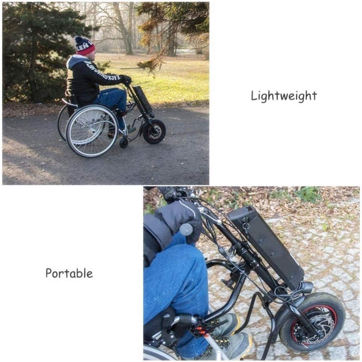 Lekki, składany elektryczny wózek inwalidzki Elektryczny wózek inwalidzki Akcesoria przednie do wózka inwalidzkiego Ręczny wózek inwalidzki Terapia rehabilitacyjna