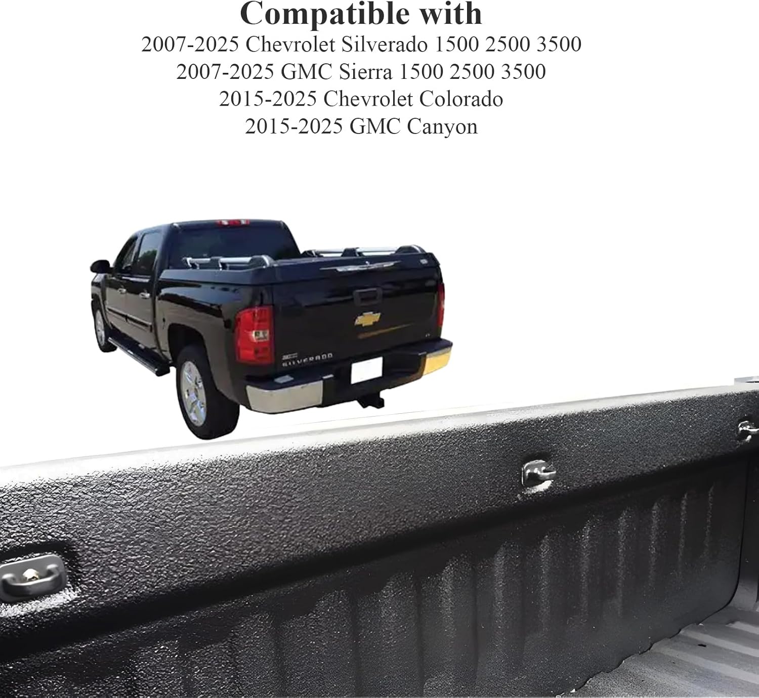 9Pcs Tie Down Anchors, Truck Bed Side Wall Tie Down for Chevrolet Colorado,Chevrolet Silverado 1500 2500 3500,GMC Canyon,GMC Sierra 1500 2500 3500