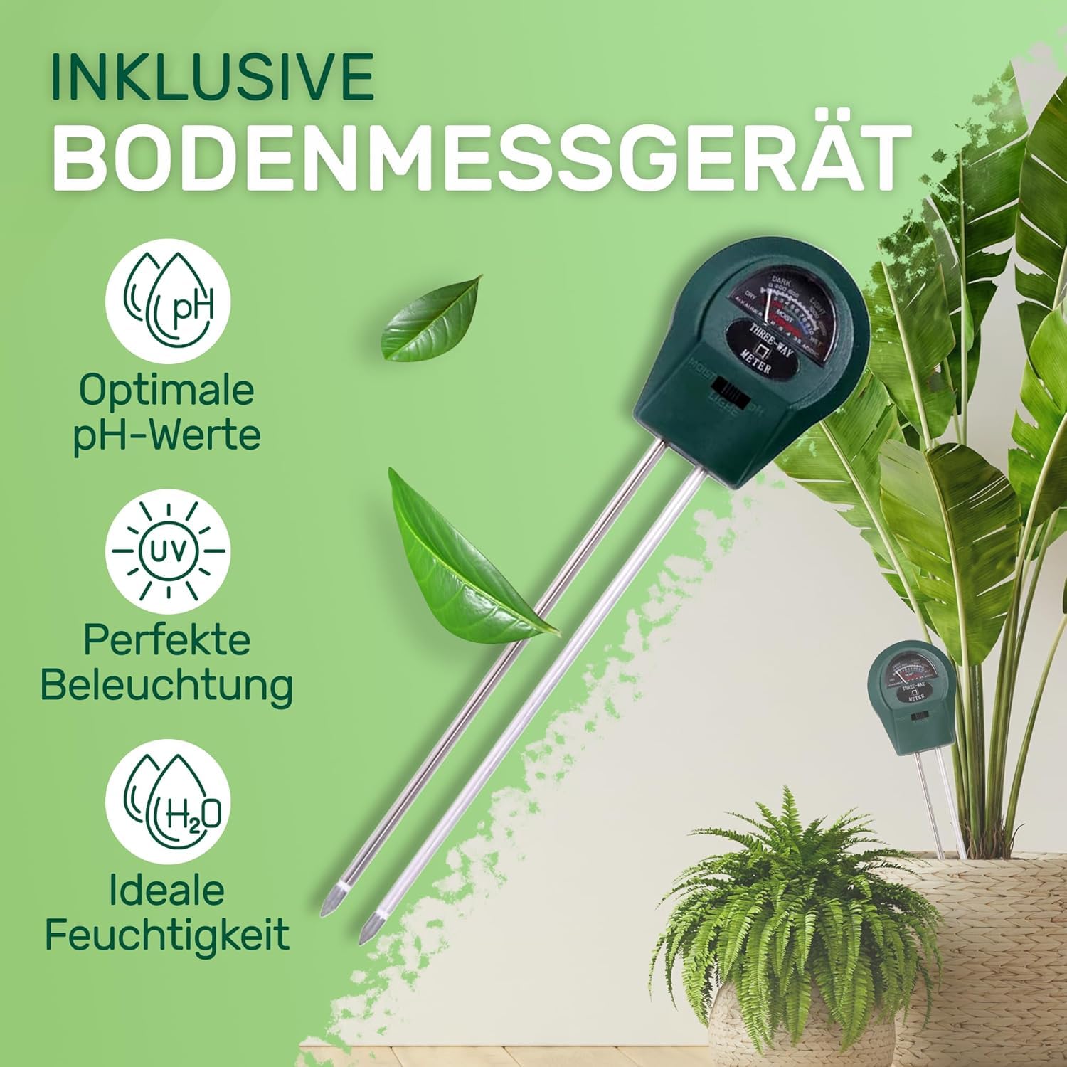 Melko - Growbox 120 x 90 x 145 cm zestaw z miernikiem 3 w 1 – lekki i wodoszczelny namiot do uprawy roślin z odblaskową folią wewnętrzną – namiot hodowlany do uprawy roślin hydroponicznych