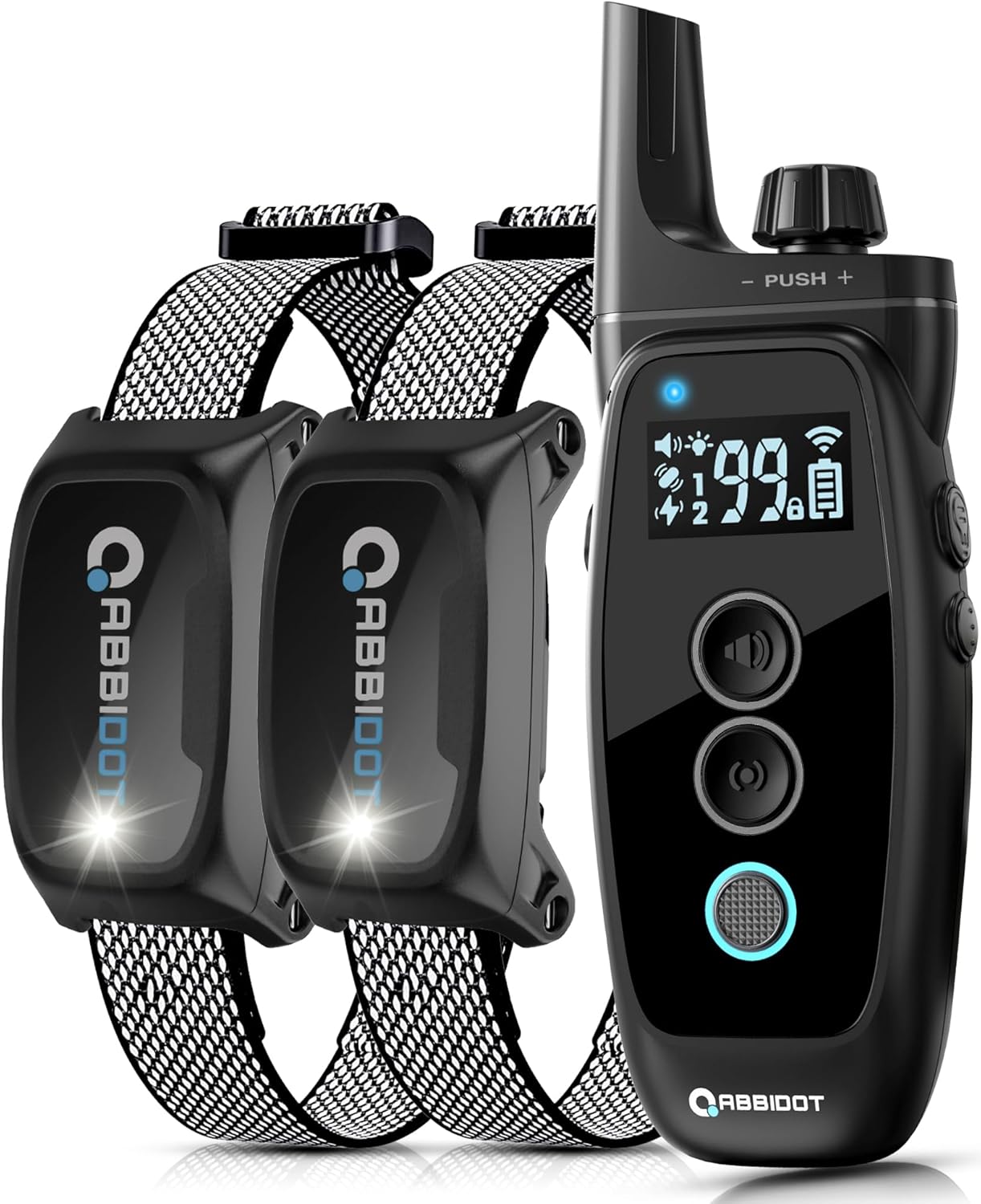 ABBIDOT 151 Levels Shock Collar 2 Dogs (10130 lbs) [2023 Upgrade