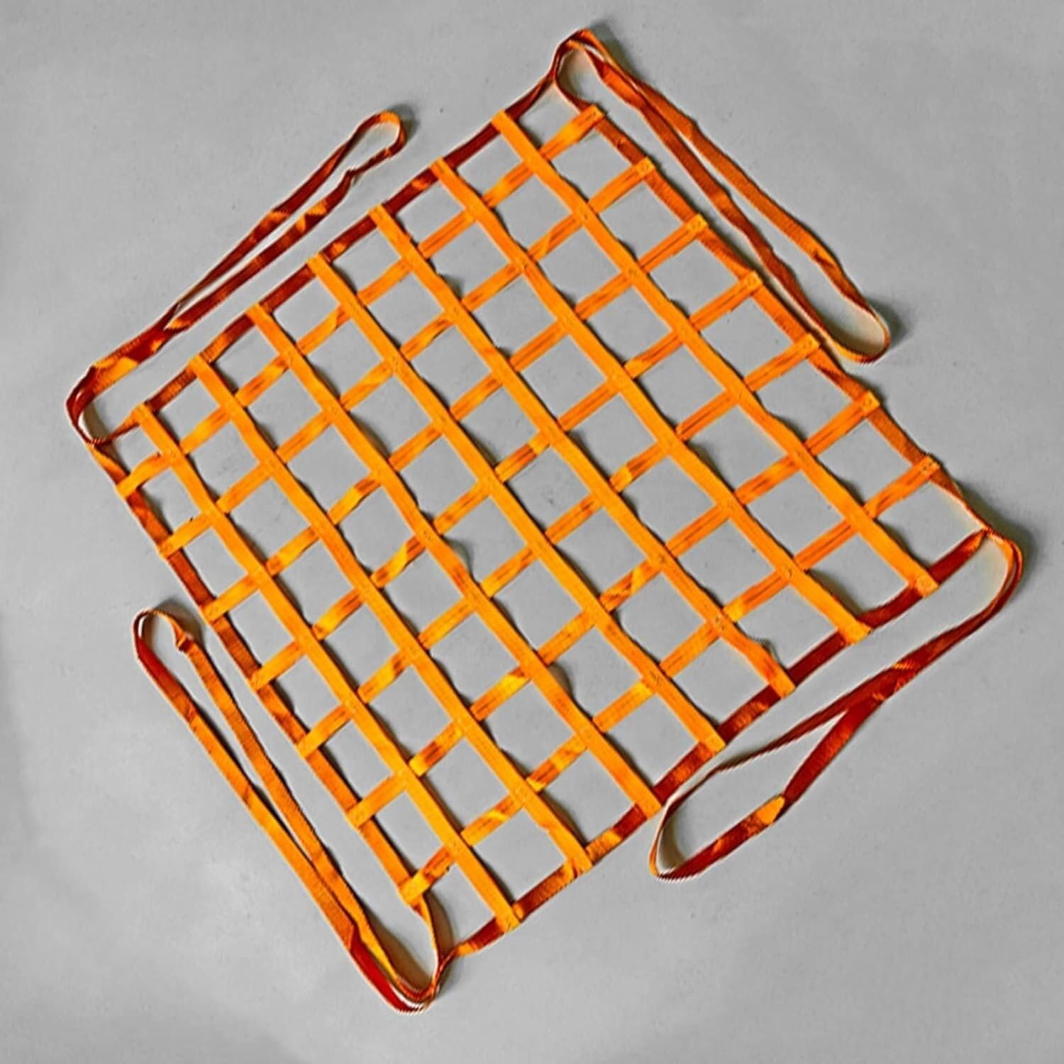 Rete di sollevamento per carichi pesanti, rete per vagoni merci, reti di carico in nylon per carico e scarico merci (1 x 1 m/maglia 10 cm/carico 300 kg)