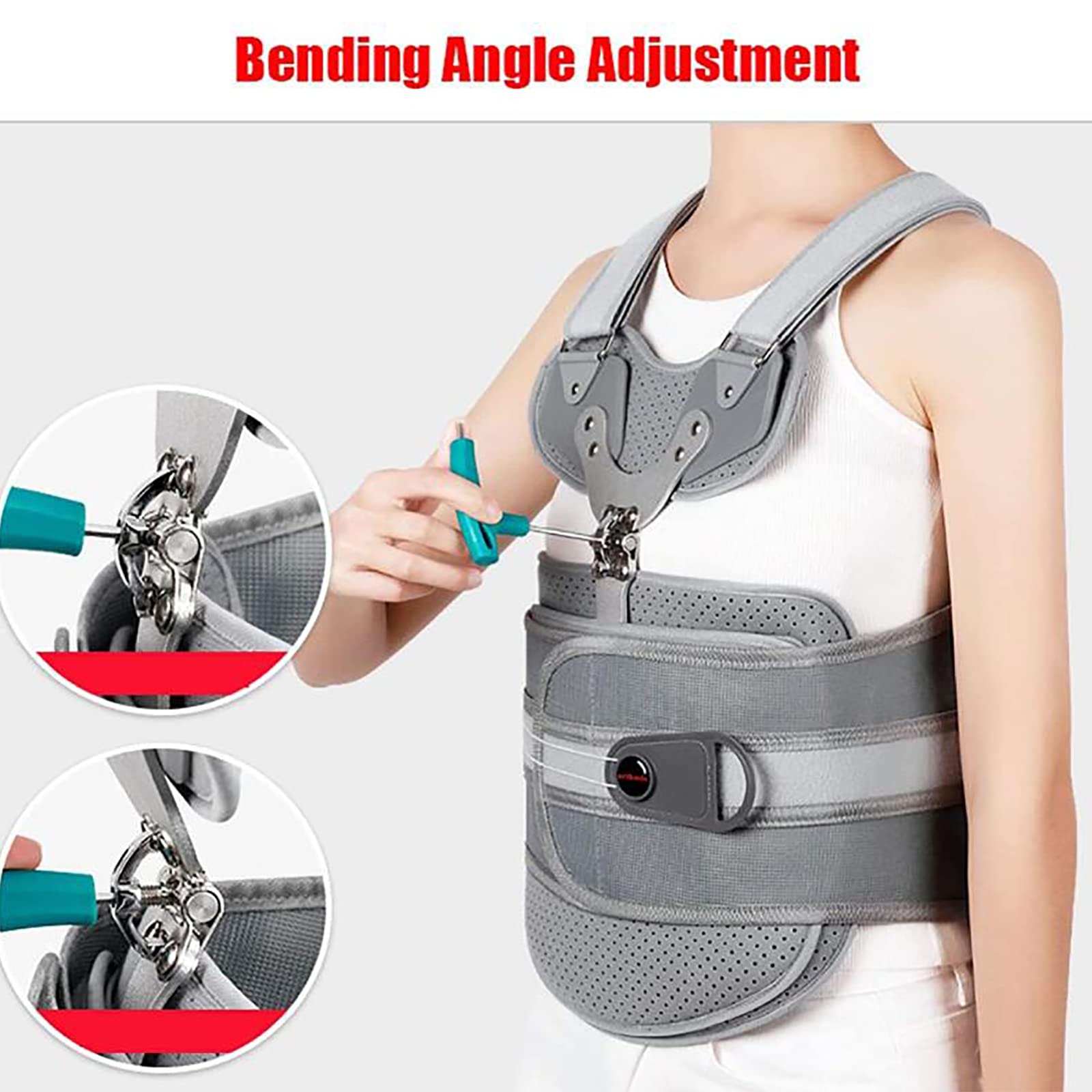 Soporte para la Periostitis Tibial, Soporte de fijación del pie, Protector Ajustable para fracturas y esguinces de Tobillo, Tejido Suave, cómodo y Transpirable, fácil de Usar, pa