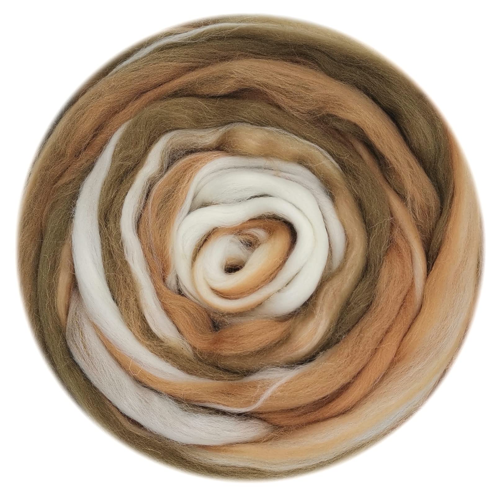 50G Blended Felting Wool - 24 Options for Needle Felting Kit - 19 Microns Fast to Felt (15)