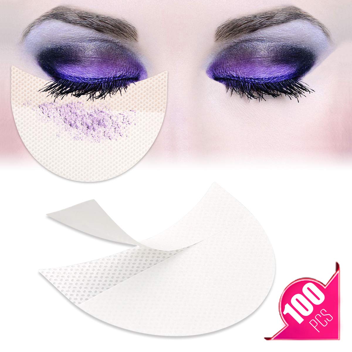TailaiMei 100 Pcs Professional Eyeshadow Shields for Eye