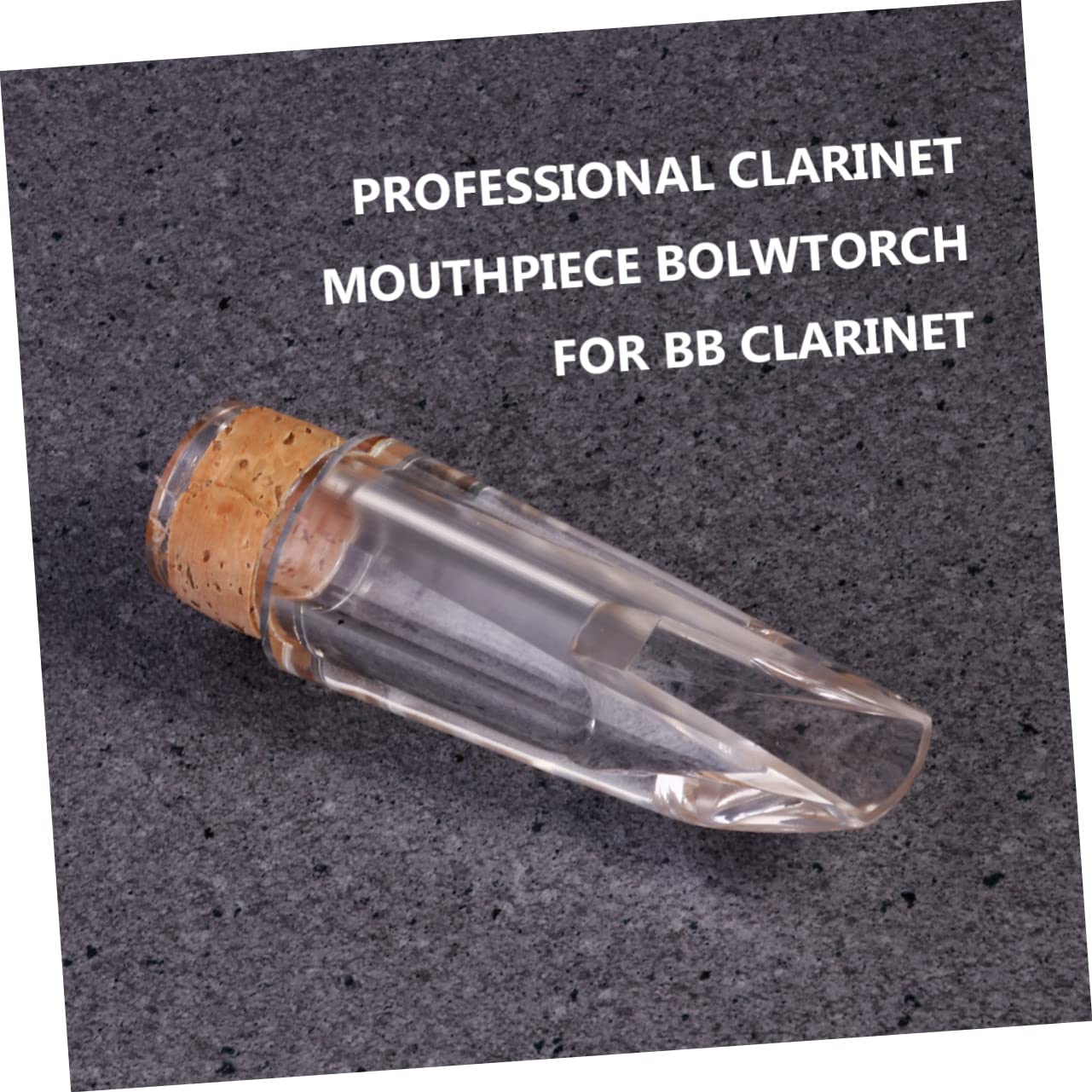 ibasenice 3pezzi Boccaglio Professionale Per Clarinetto Sib Trasparente Resistente Compatibile Con Clarinetti Suono Metallico Con Controllo
