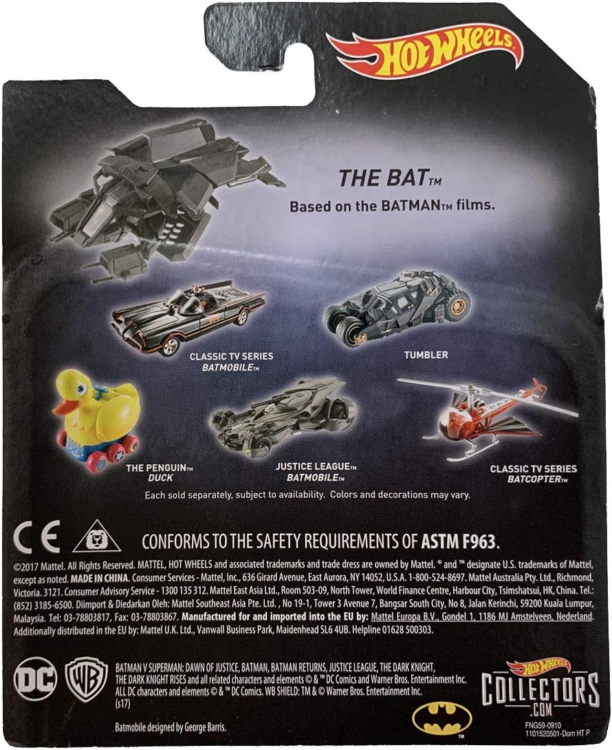 Hot Wheels The Dark Knight Rises The Bat Diecast Replica