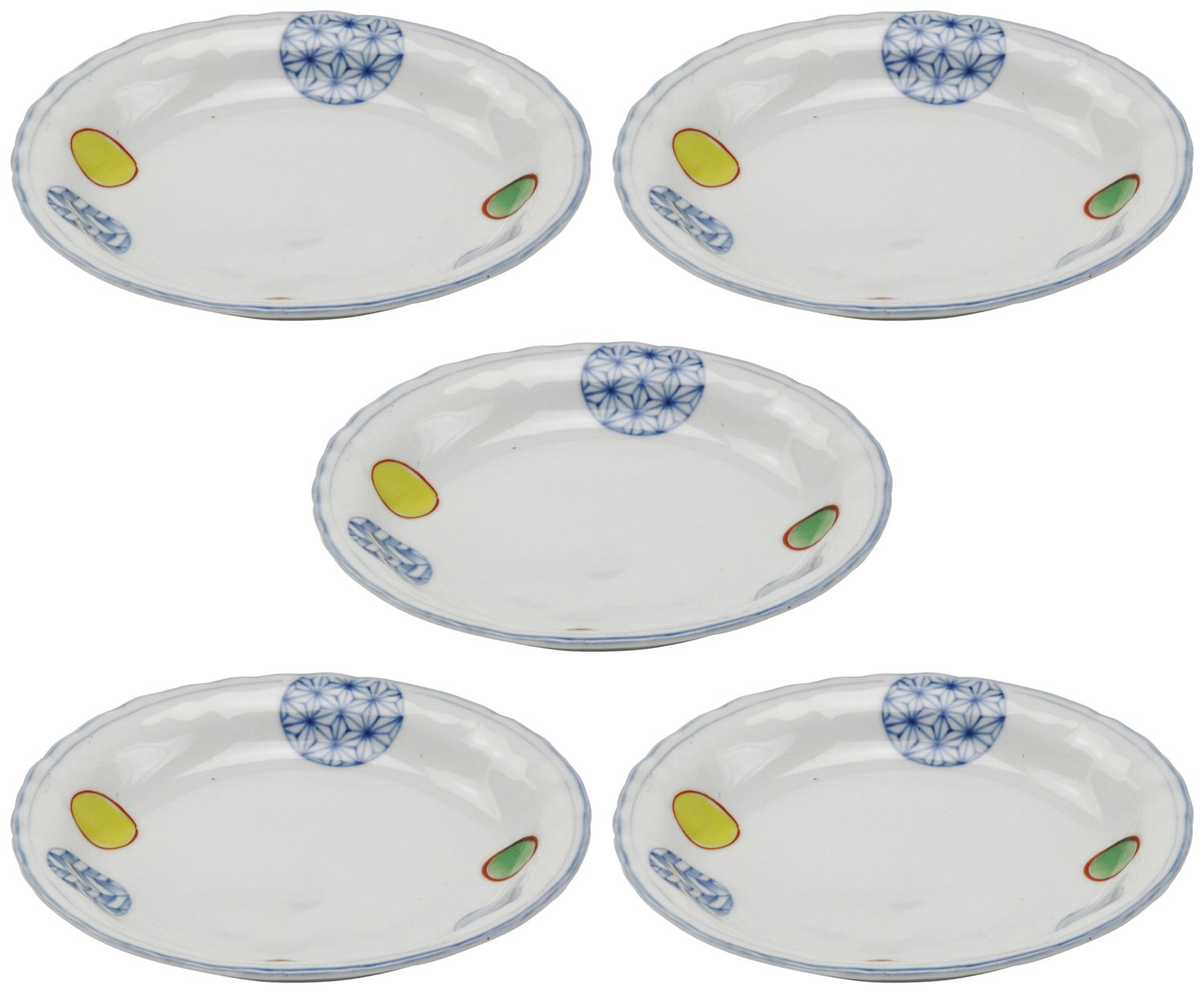 Amazon｜美濃焼 5.0皿 5枚セット 錦丸紋 145545(5)｜小皿 オンライン通販