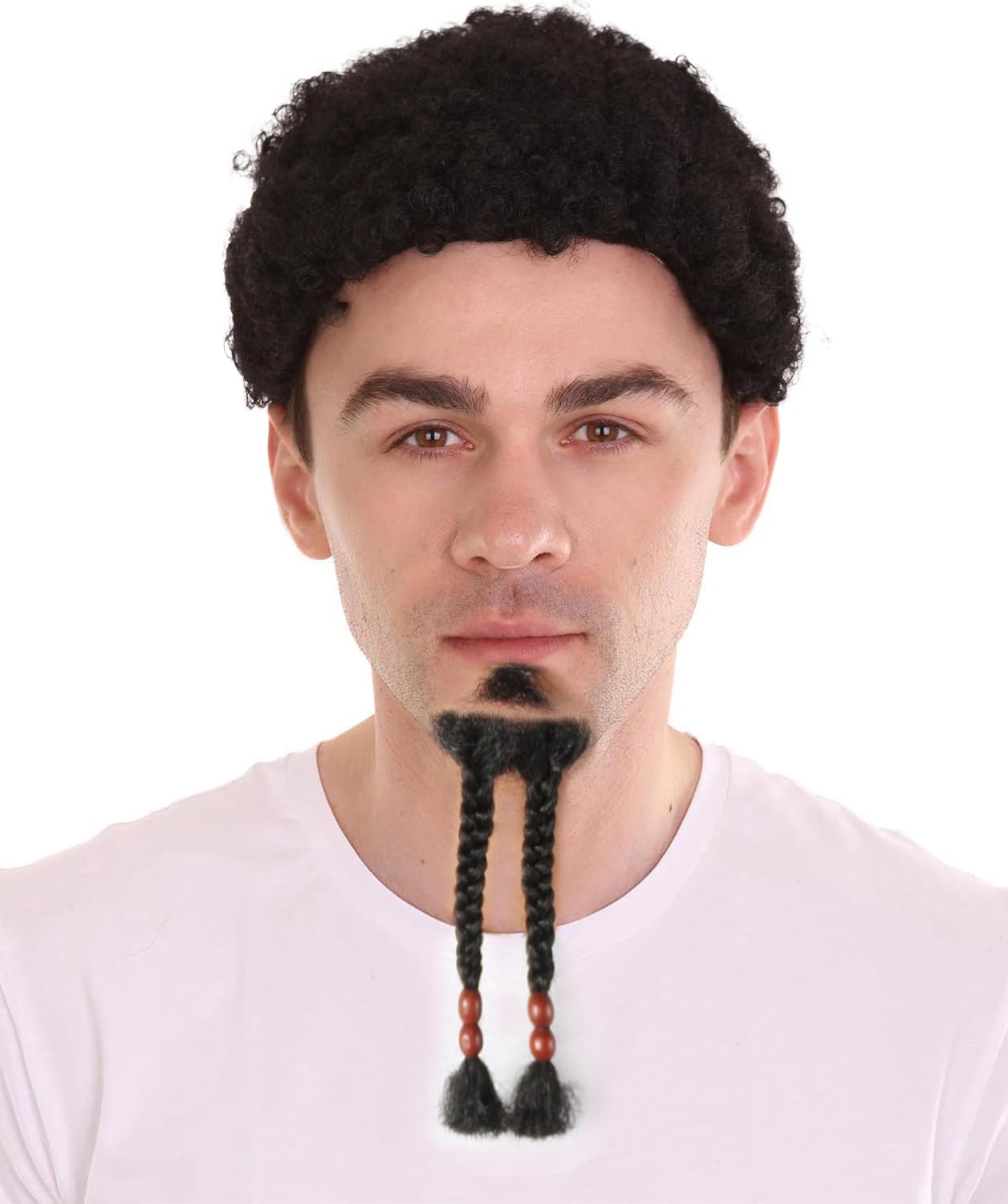 HPO Men's Long Facial Hair brided Goatee Cosplay Facial Hair