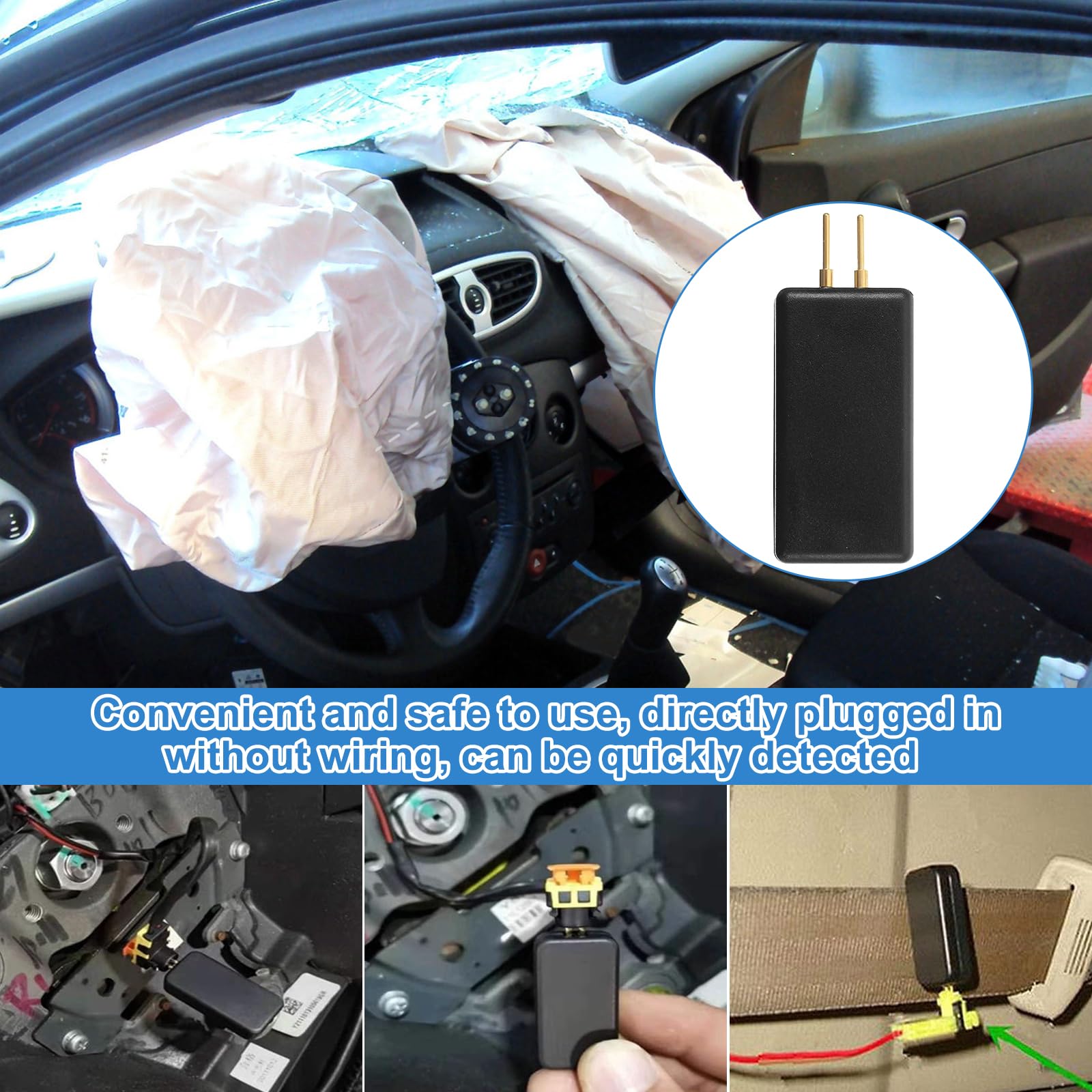 Airbag Simulator Set 6-tlg. | Diagnosewerkzeug Für Auto Airbagsysteme | Fehlersuche Am Airbag