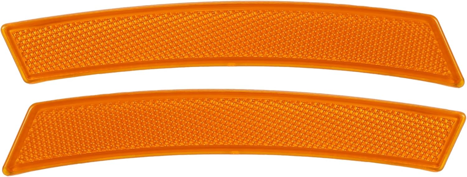 No.63143417737/63143417738 Bumper Reflector for BMW X3 E83 Facelift 2007-2010 USA Models Front Bumper Reflector Side Marker Durable 1 Pair Yellow