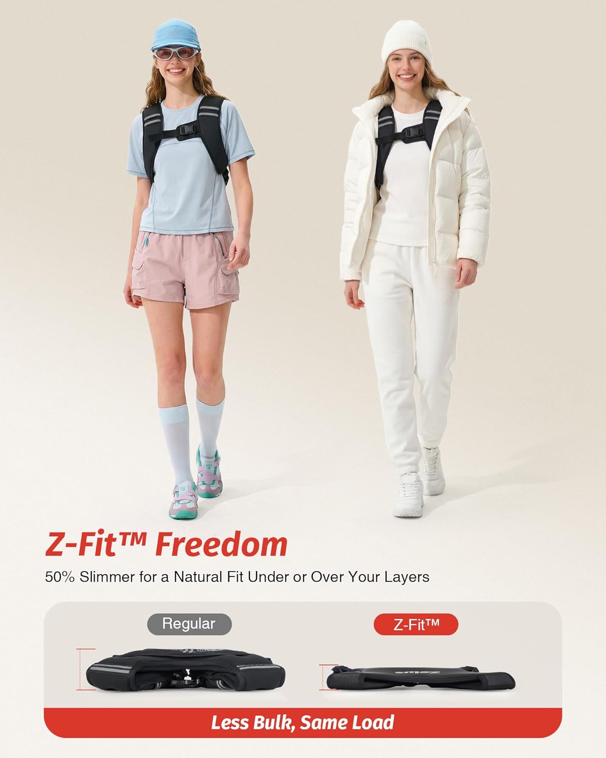 ZELUS Weighted Vest, Washable Z-Fit Soft Iron Weighted Vest for Women and Men, 5/10/15 lb Weight Vest with Reflective Strips & Adjustable Straps, Ultra Thin Weight Vest for Gym Strength Training - Image 4