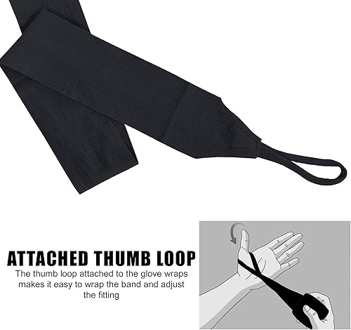 Miniatura 4 de Farabi Sports Vendas de mano de boxeo para hombres y mujeres, envolturas de boxeo de 156 pulgadas para artes marciales MMA, Muay Thai, Kickboxing,