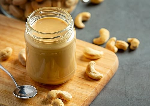 Miniatura 7 de Anacardos enteros tostados secos orgánicos 2 libras sin OMG sin sal anacardos tostados al horno sin aceite añadido kosher vegano a granel Textura