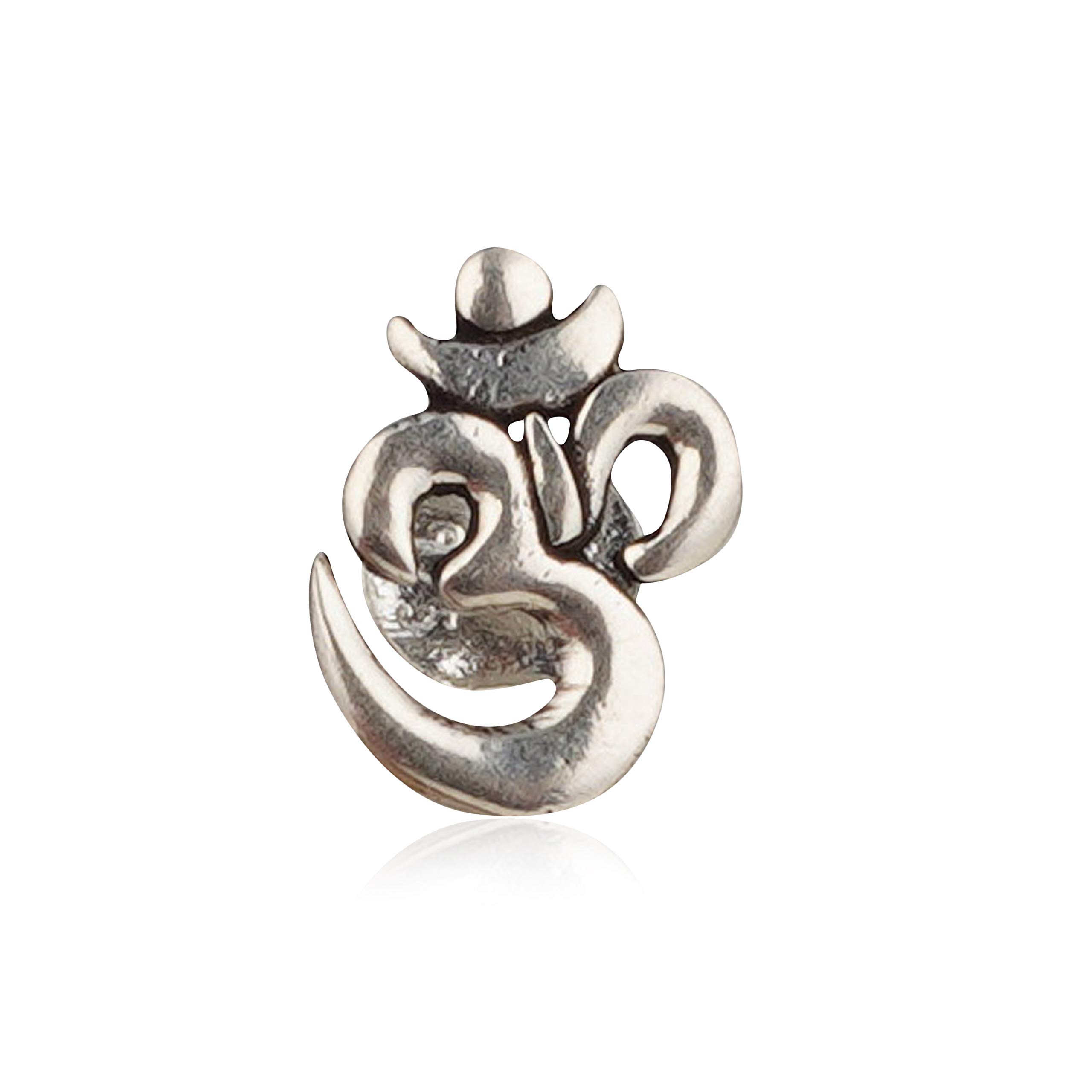KUKSHYA 925 Pure Silver (Chandi) OM Stud Earrings for Men & Boys | Elegant & Classic Sterling Silver Symbol | 1 Piece (B07RSGXVJH) Amazon Price History, Amazon Price Tracker