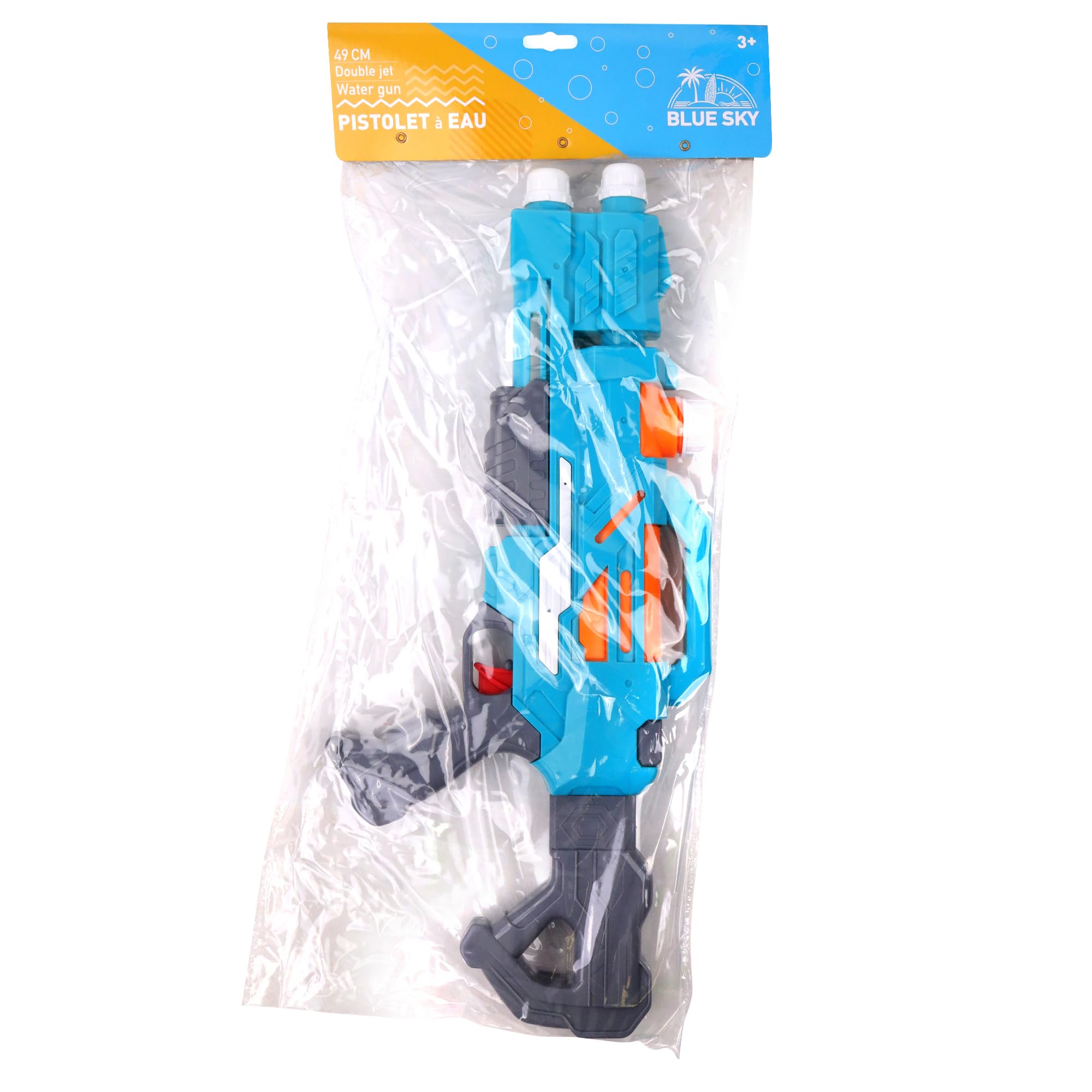 Pistola De Agua Blue Sky De 19 Cm, Color Aleatorio, Juguete Infantil De Verano Para Exteriores, Piscina, Playa Y Jardín, A Partir De 3 Años