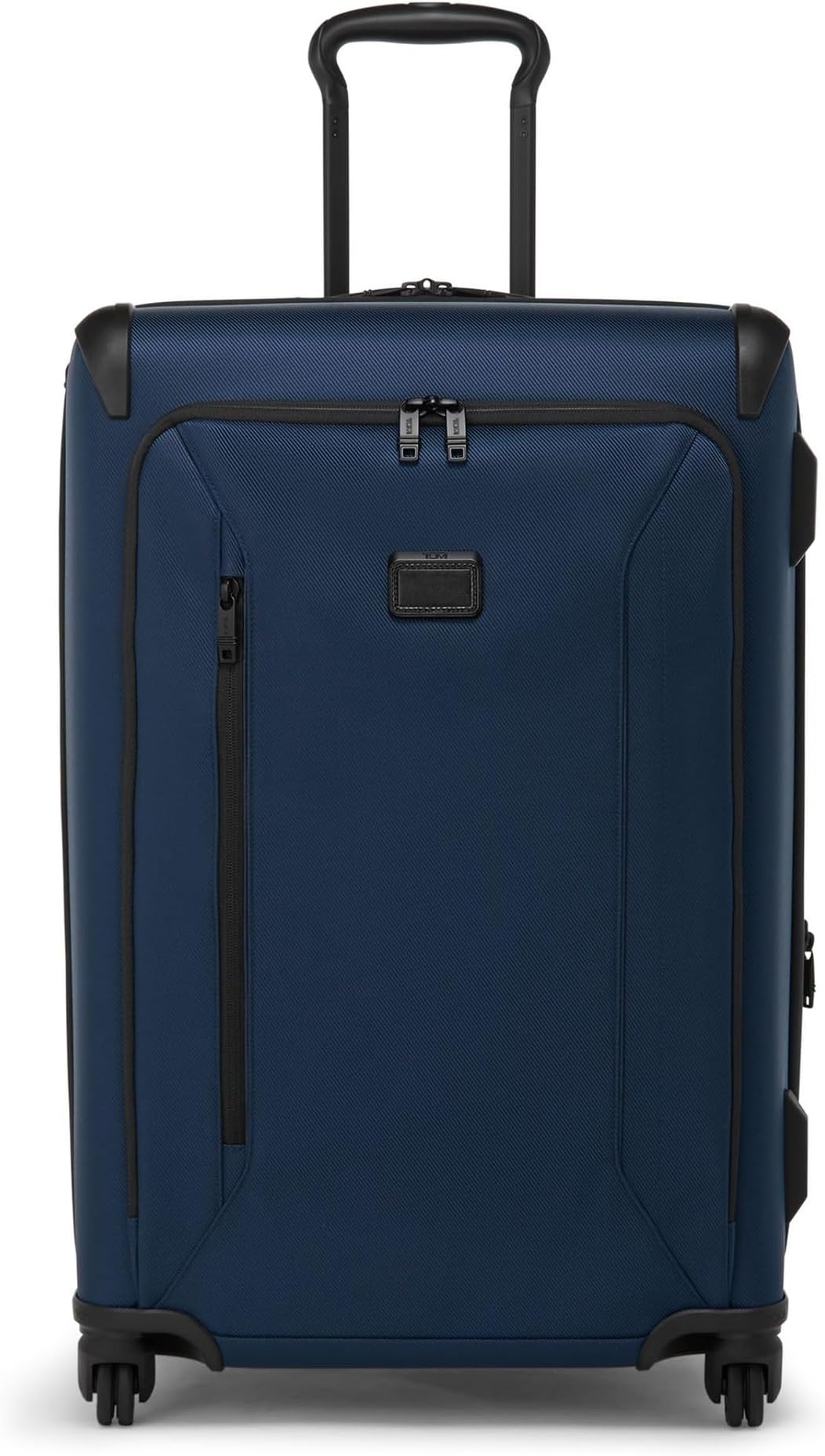 Aerotour 4 Wheel Expandable Luggage - Men's and Women's Lightweight Business and Leisure Travel Suitcase - 26" Short Trip Expandable Packing Case, Navy
