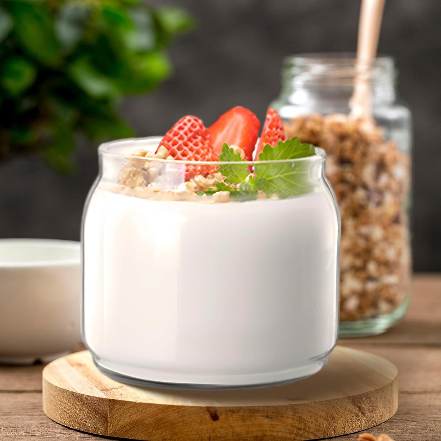 Yogurt Maker Strainer Large Capacity Whey Separator Nut Milk Container Household Thick Yogurt Filter Kitchen Tool Cheese Maker With Lid