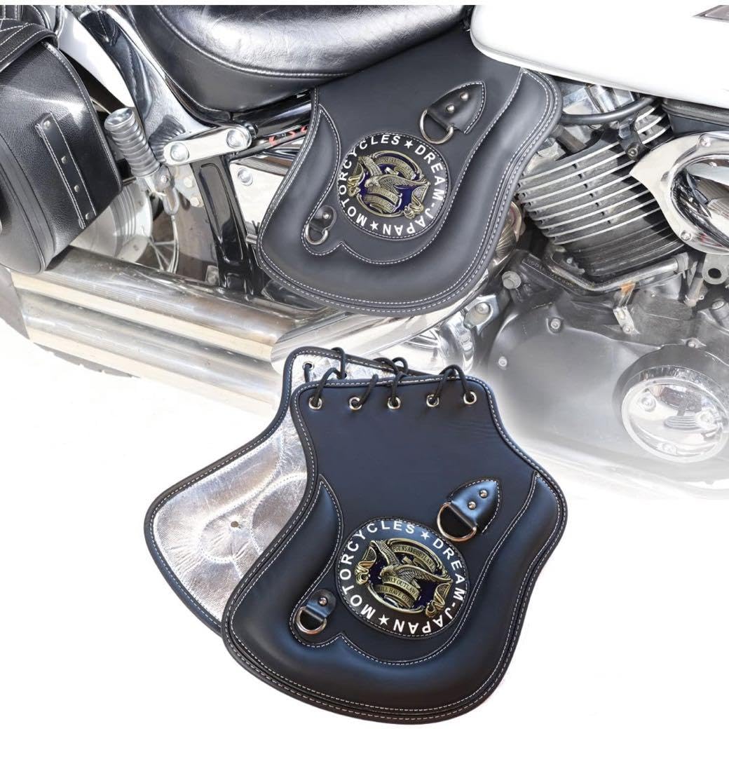 Amazon.co.jp: バイクサドルシールドデフレクターシート アルミ張り 