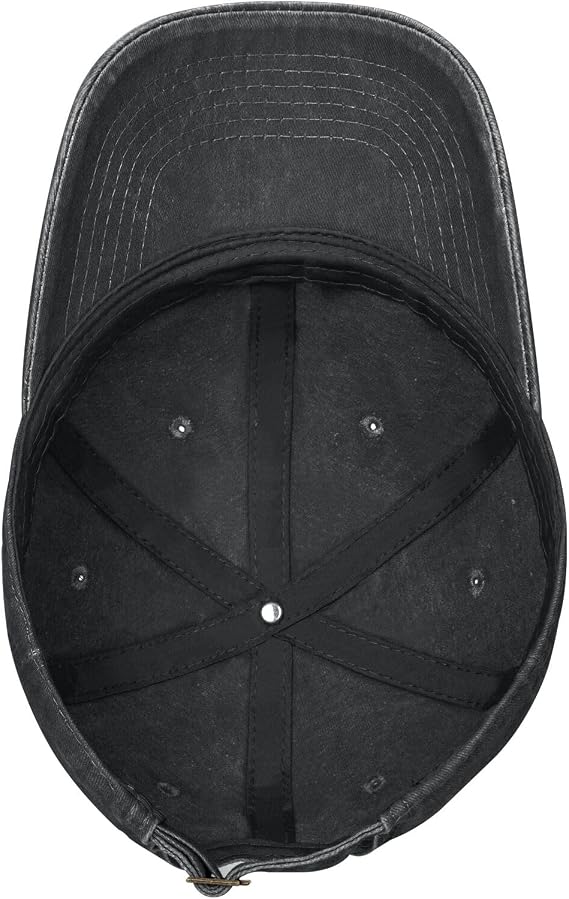‌Vintage Washed Denim Baseball Cap for Men Women Adjustable Trucker Hat Breathable Lightweight Gift