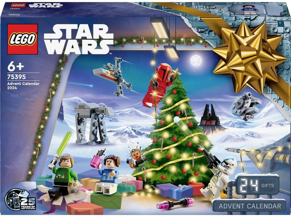 Star Wars Advent Calendar 2024, 18 Mini Models and 6 Characters to Collect