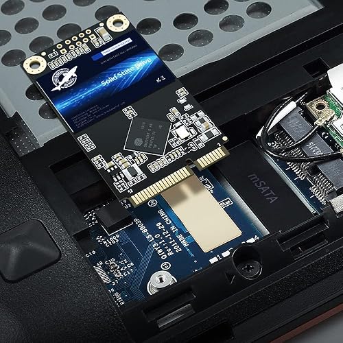 Miniatura 7 de Dogfish mSATA SSD 500GB 3D NAND TLC SATA III 6 Gbs, mSATA (1.181x2.004in) Unidad interna de estado sólido - Compatible con PC de escritorio portátil