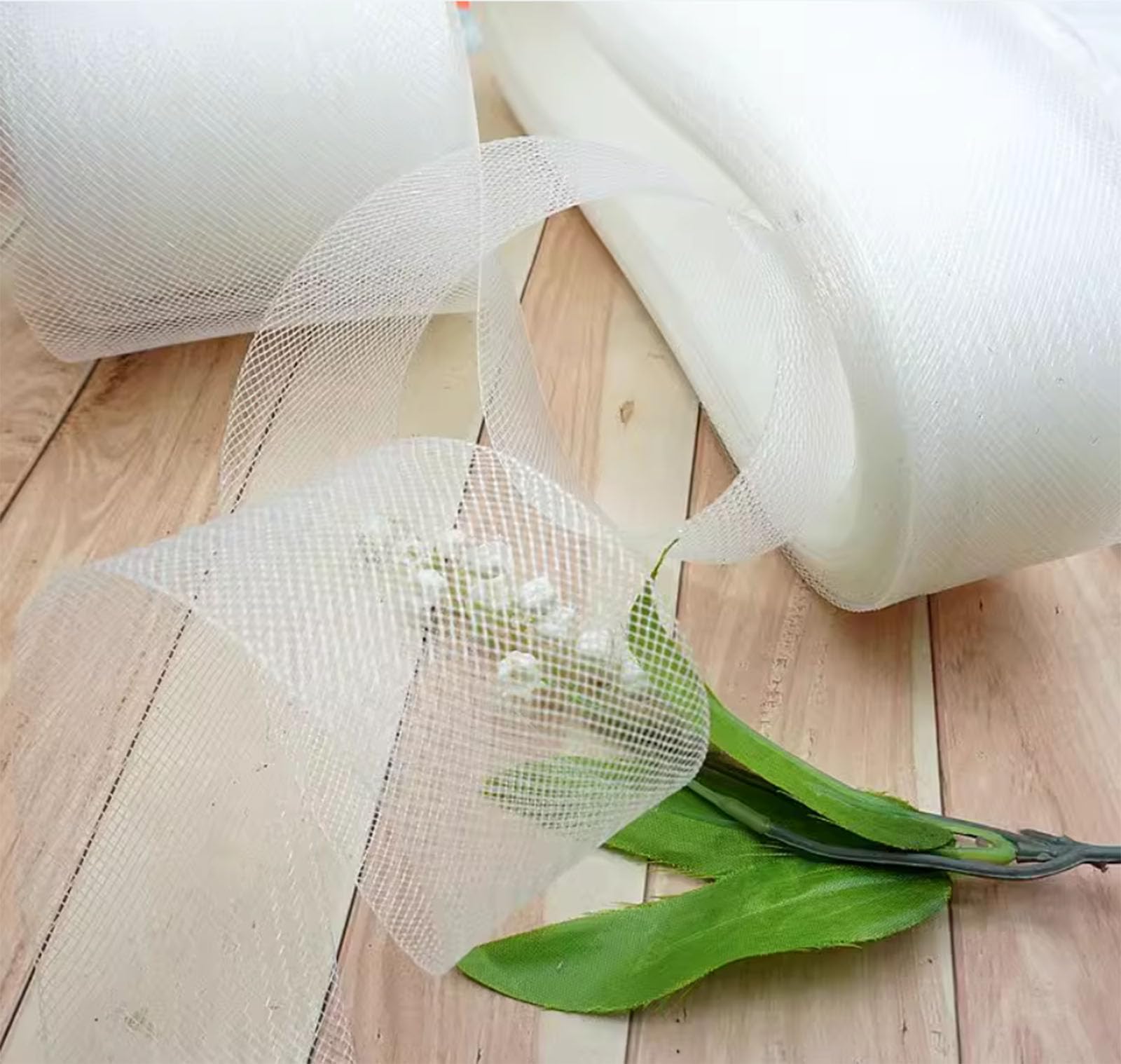 Rollo de trenza rígida de crin de caballo de 1 pulgada de ancho para vestido de novia, baile, vestido formal, accesorios de falda, deshuesado y costura (blanco, 1 pulgada)