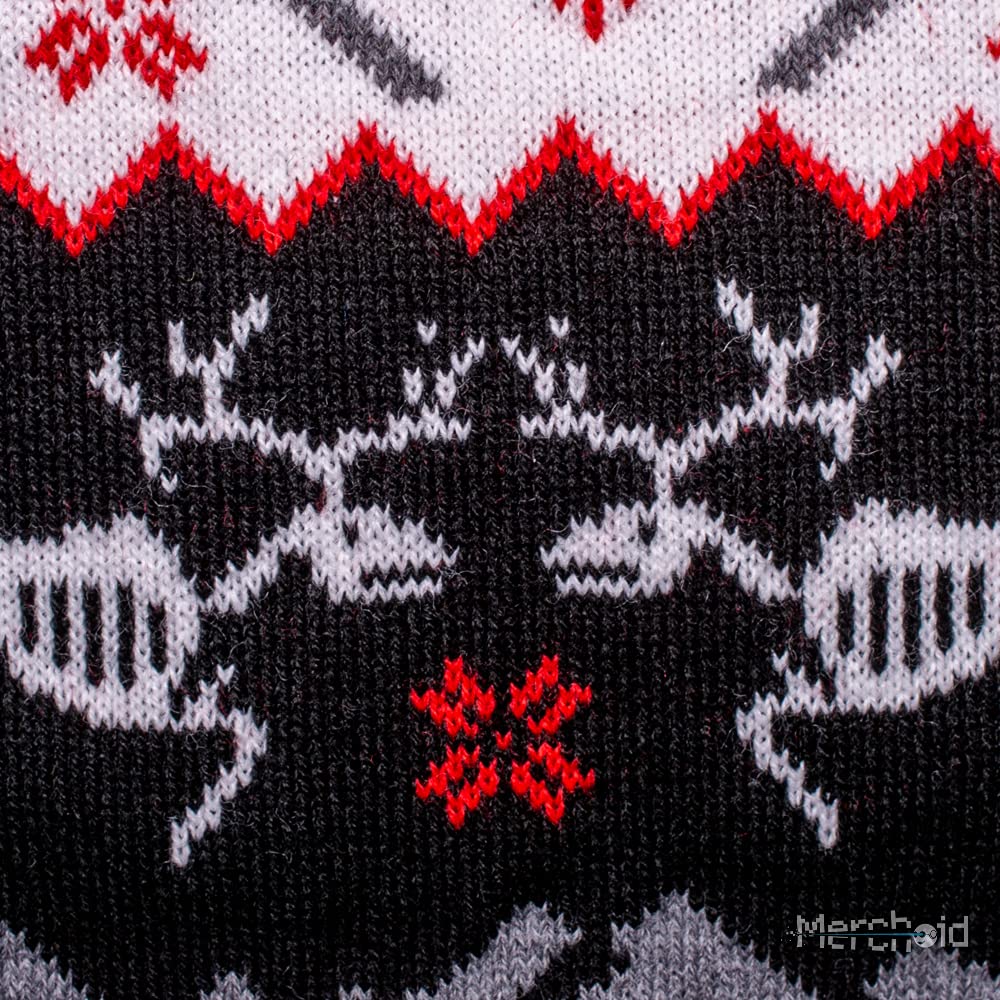 Deadpool Jersey de punto de Navidad unisex para hombres o mujeres, suéter feo Marvel regalo