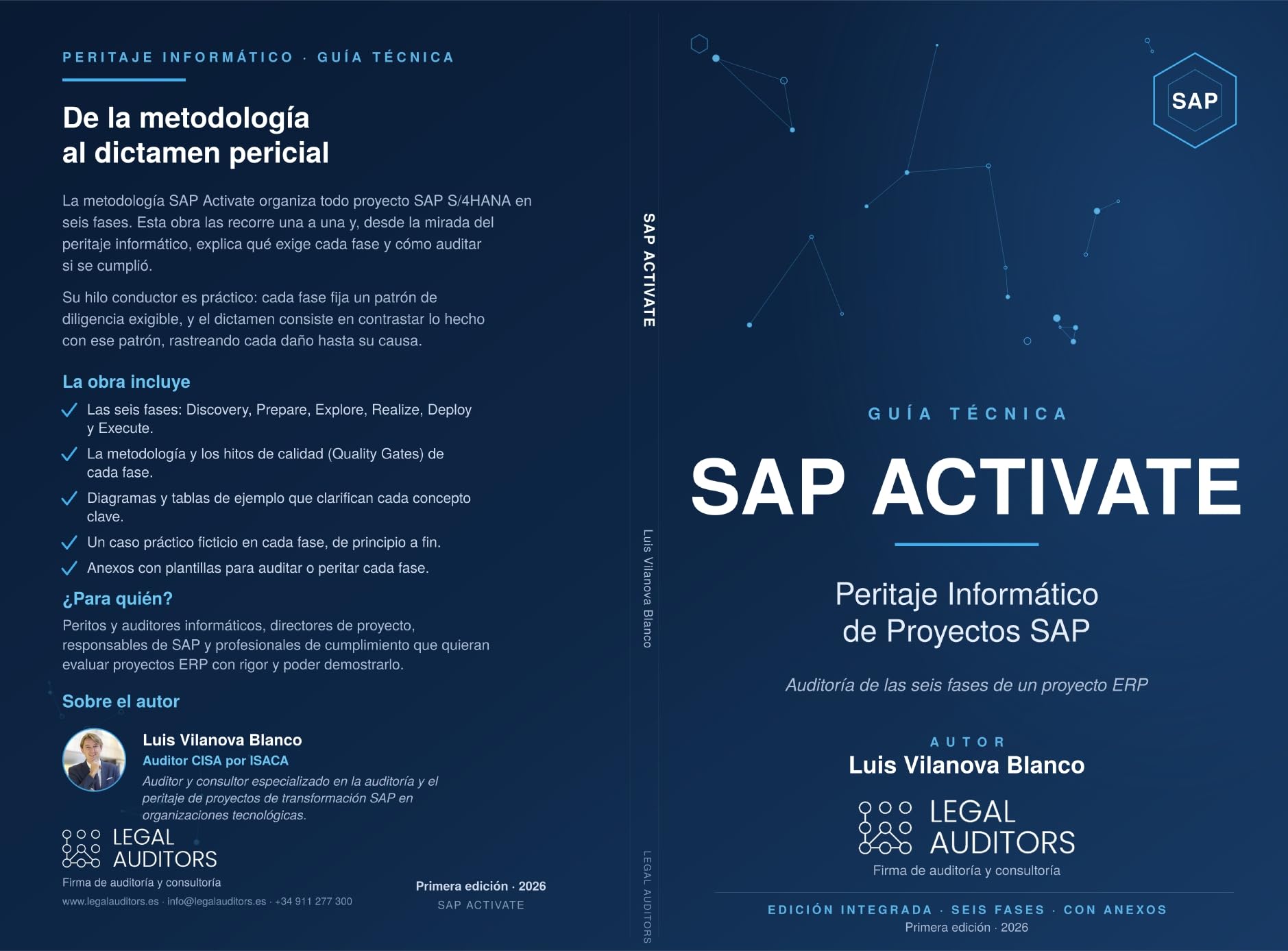 PERITAJE INFORMÁTICO DE PROYECTOS SAP: Auditoría de las seis fases de la metodología SAP Activate (Spanish Edition)