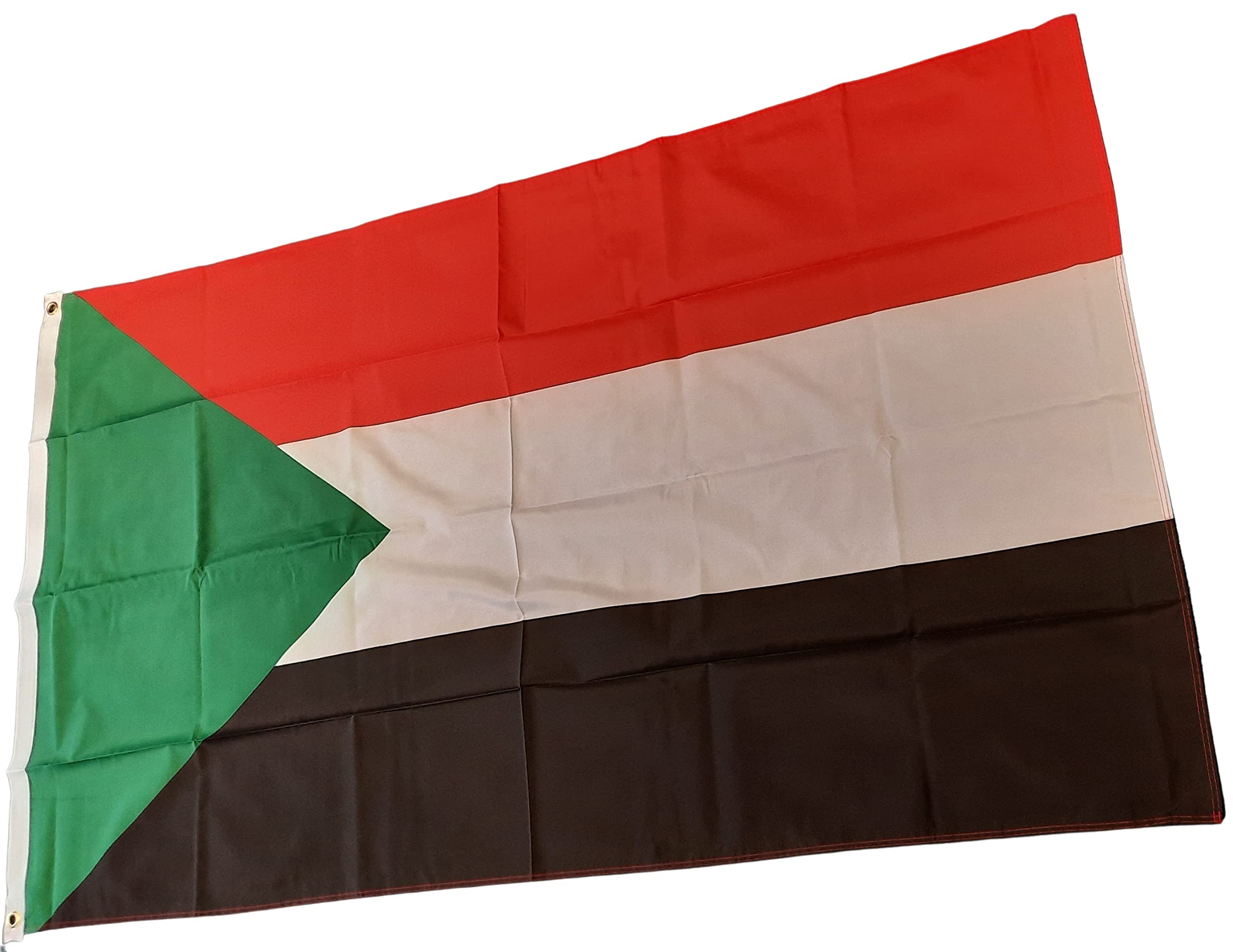 NWFlags Sudan Flag 5ft x 3ft 75d Premium Polyester Suitable For Flagpoles, Multicolor