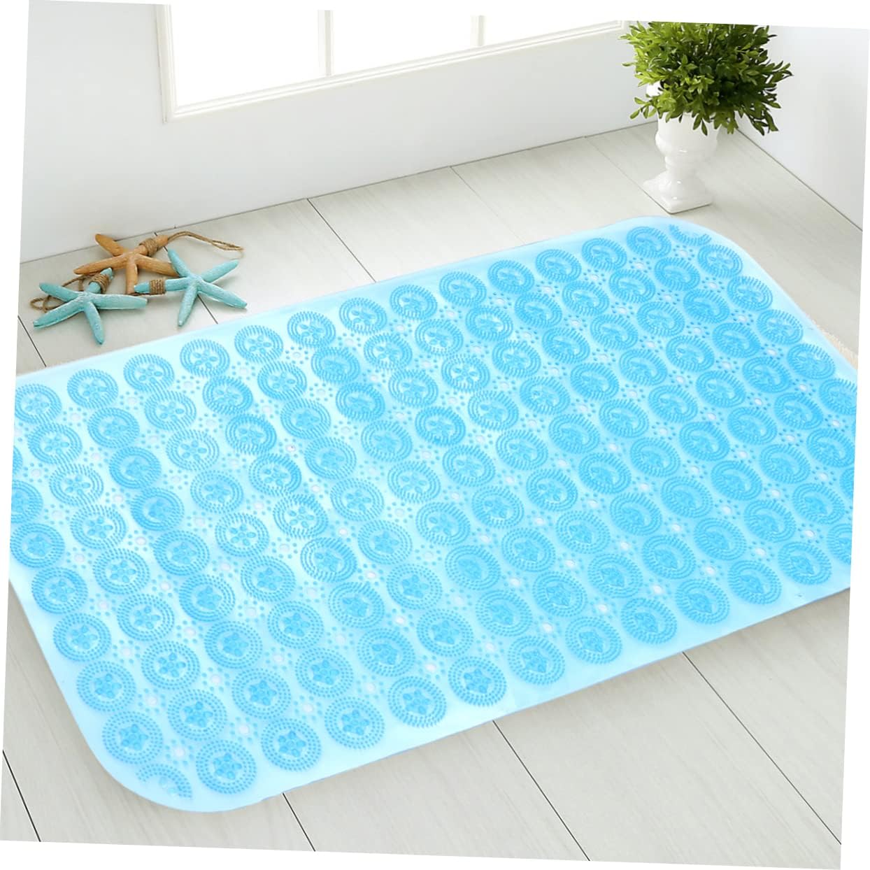 PVC Bathtub Mat with Strong Suction Cups for Shower Use image 3
