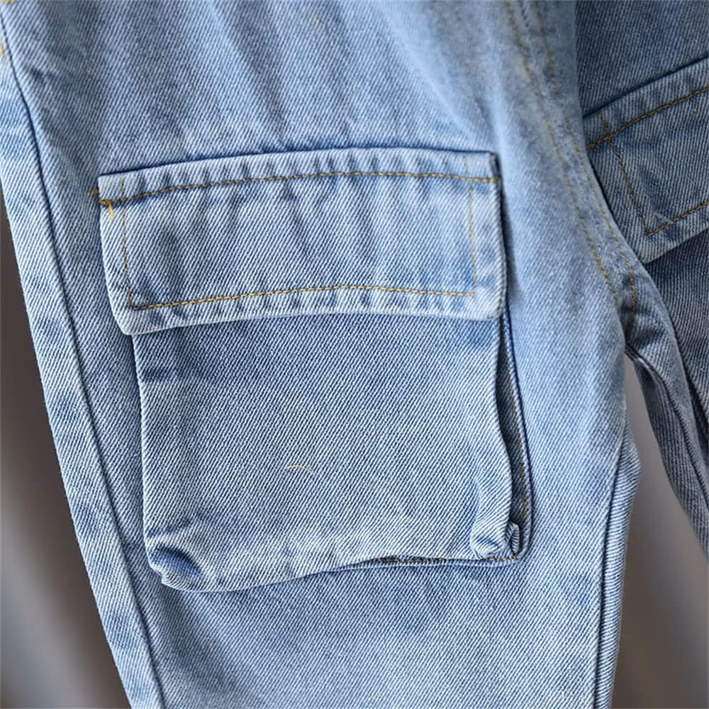 Baby Boys Clothes Toddler Casual Outfits for Children Two Piece Suit Solid Color Sweater+Denim Pants