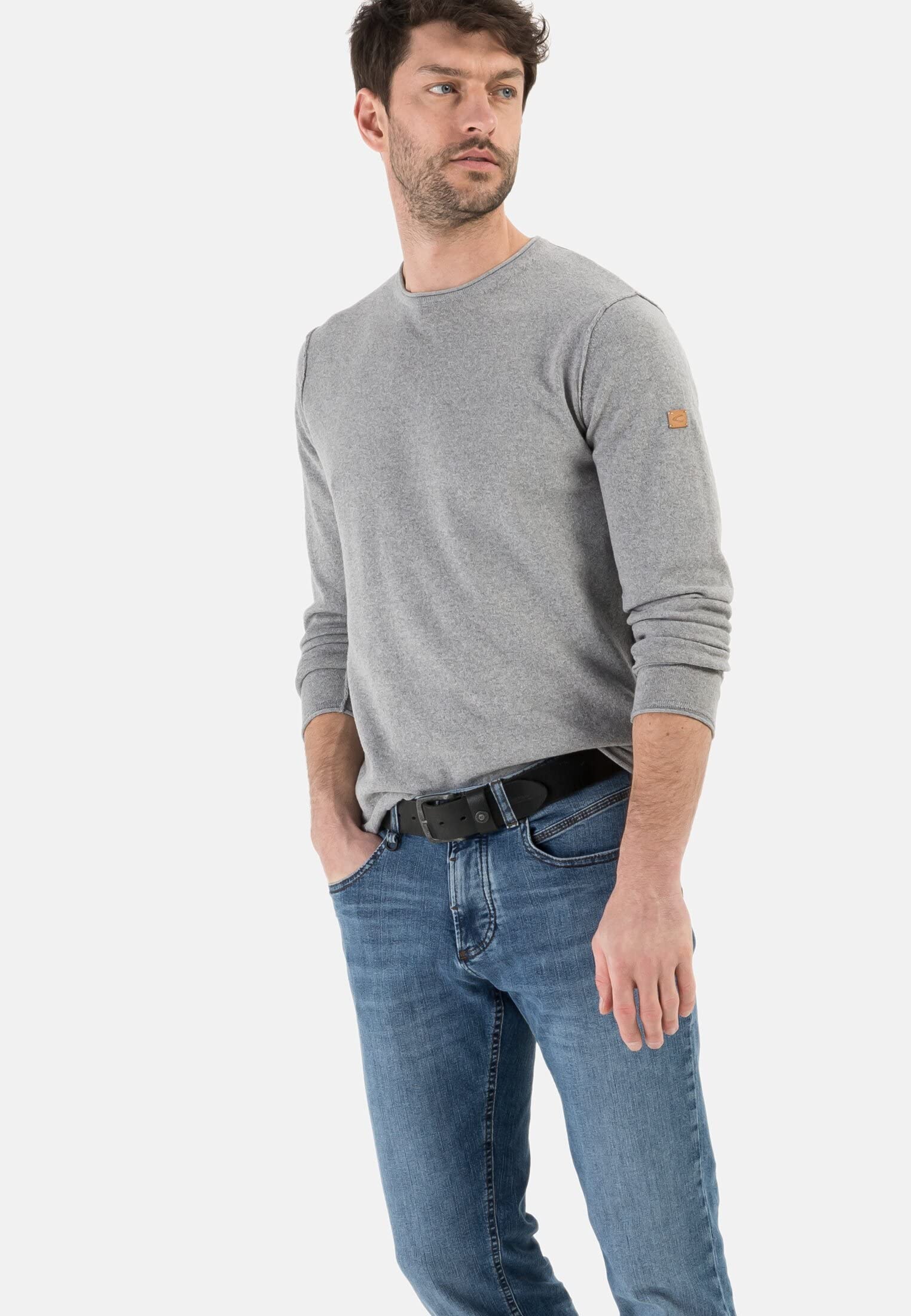 camel active Jeansy o luźnym kroju Woodstock Stretch - spodnie jeansowe Mężczyźni