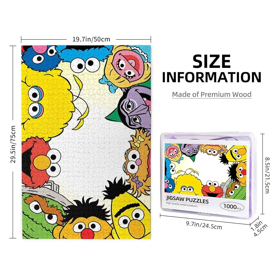 Amazon.co.jp: パズル セサミストリート ジグソーパズル 木製