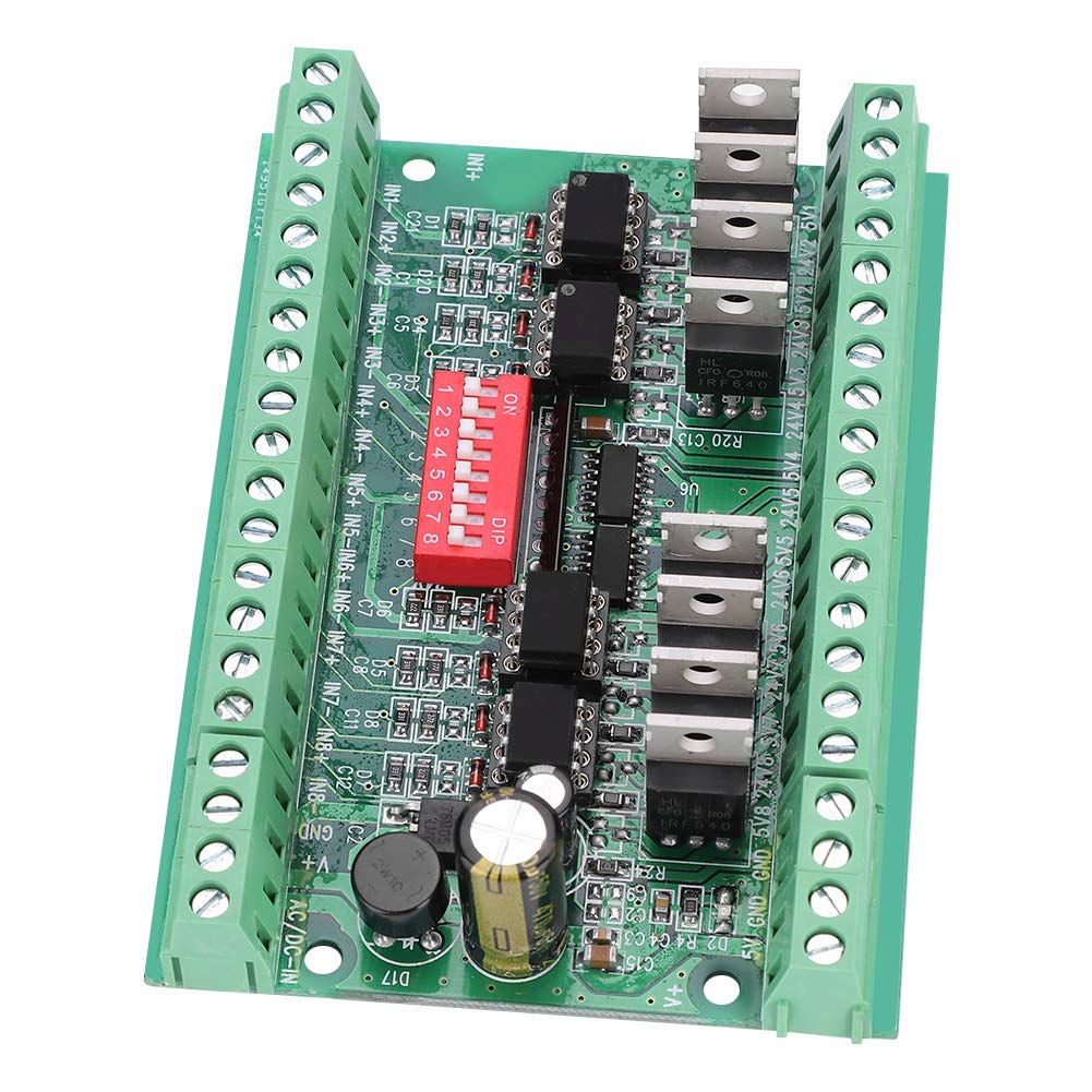 Module de convertisseur de niveau NPN/PNP vers NPN 5V / 24V 8 canaux Convertisseur de niveau du module de conversion de signal à amplification carrée 10 MHz, circuit de conversion et d'amplification