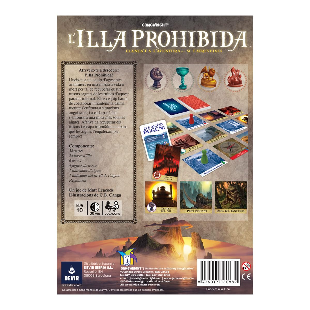 Devir WizKids - Jeu de société - L'Illa Proibita en Catalan (Badilla) (Import Grande Bretagne)