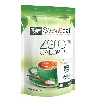 Stevi0cal Sugar Free Stevia Powder Refill Pouch | 1 KG | 0 Calories,0 Sugar