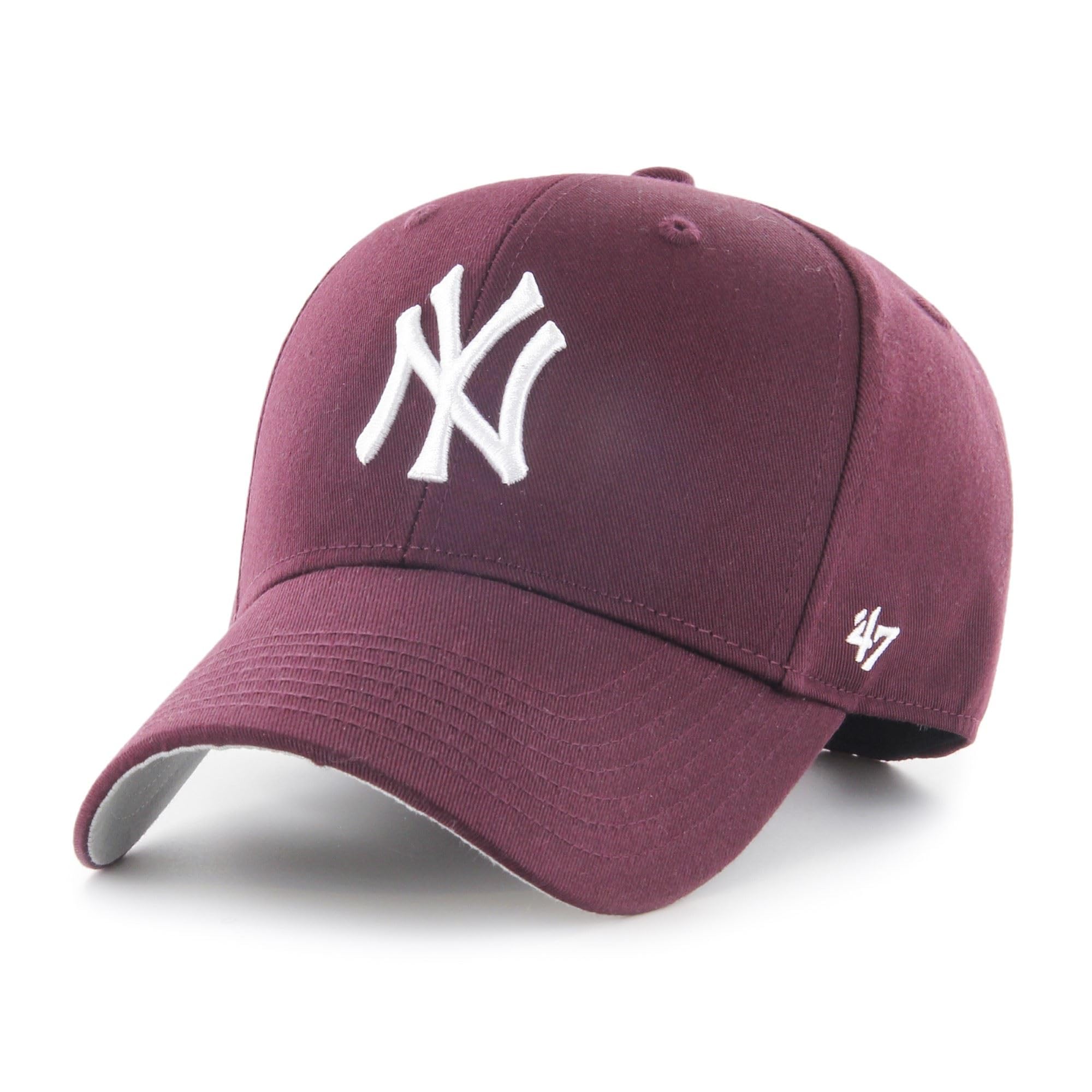 47 New York Yankees MLB Raised Basic Most Value P. Maroon Adjustable Snapback Cap