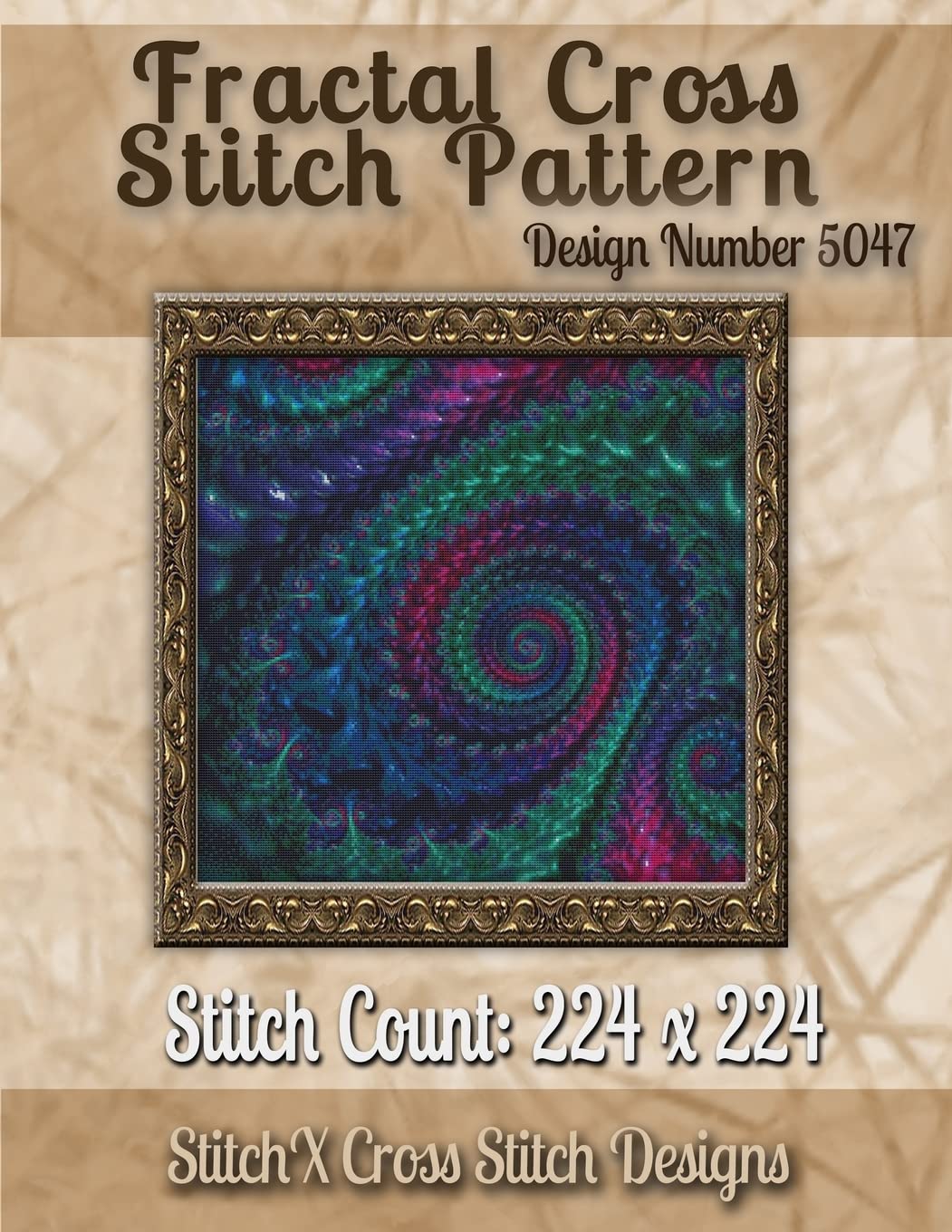 Fractal Cross Stitch Pattern: Design No. 5047