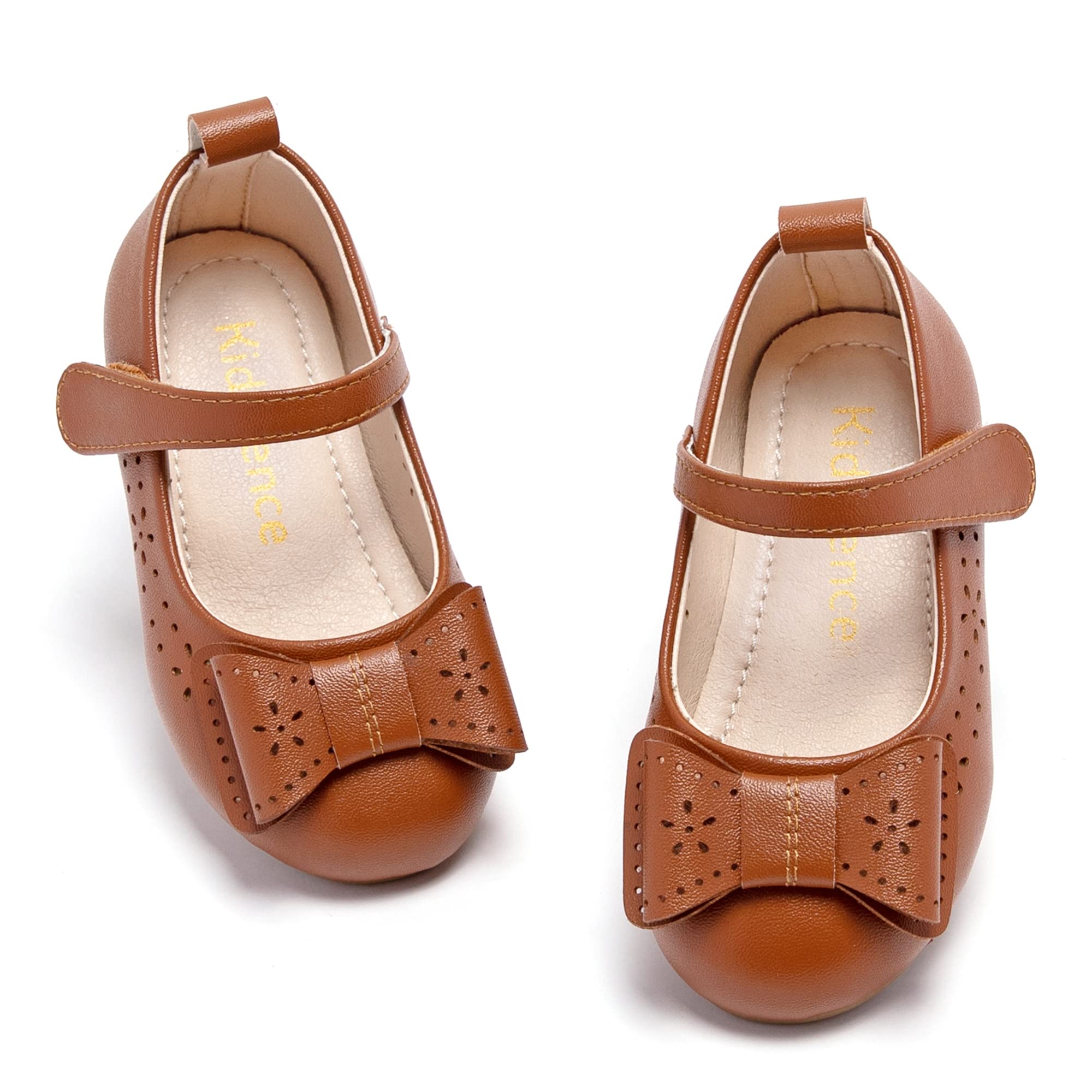 Kiderence Toddler Girls Dress Shoes Little Kids Mary Janes Ballet Flats Toddler