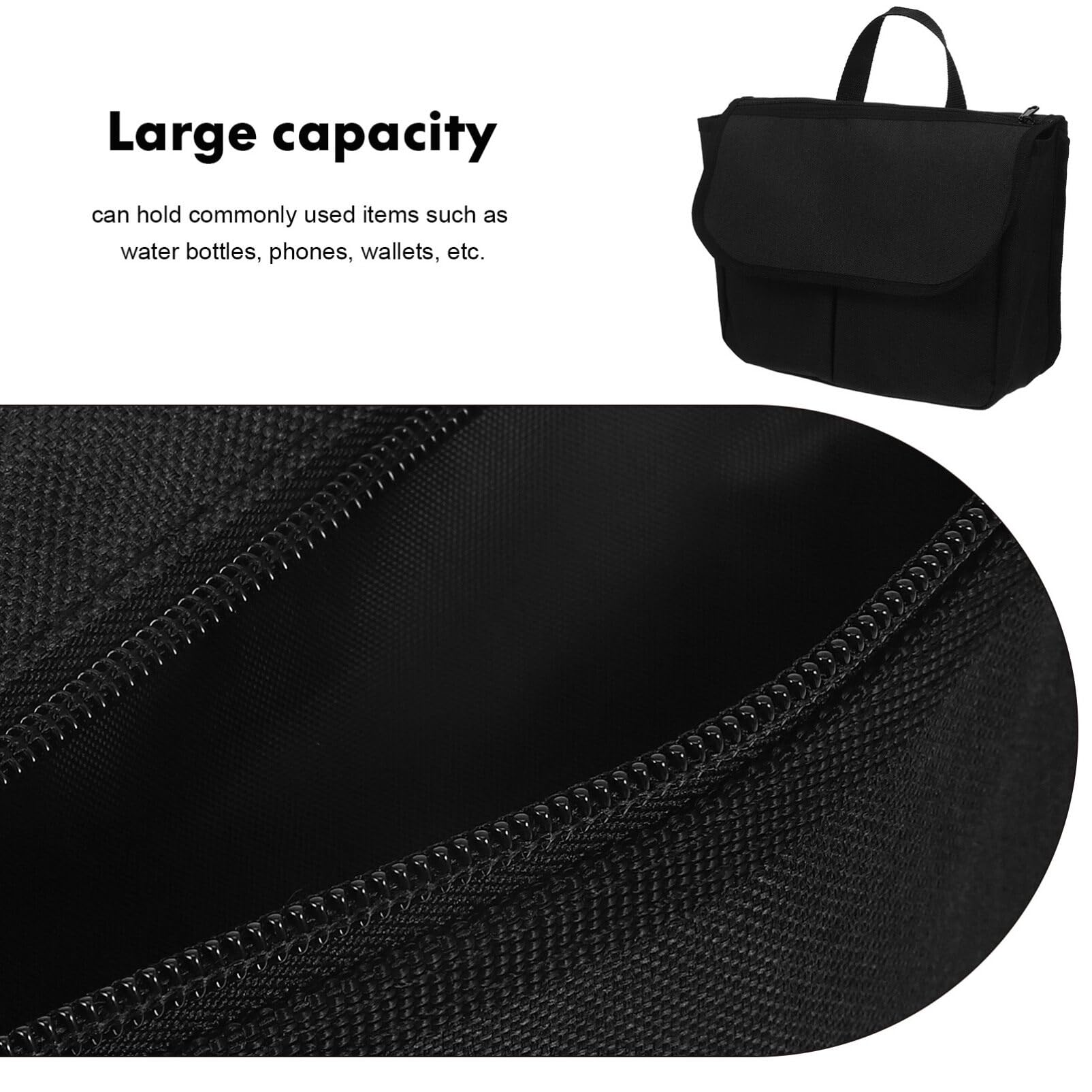 Healvian Bolsa Capacidad Silla de Lateral Andador de para Ruedas Poliéster Instalación Gran Diseño Multifuncional Fácil Almacenamiento en Práctico Exteriores