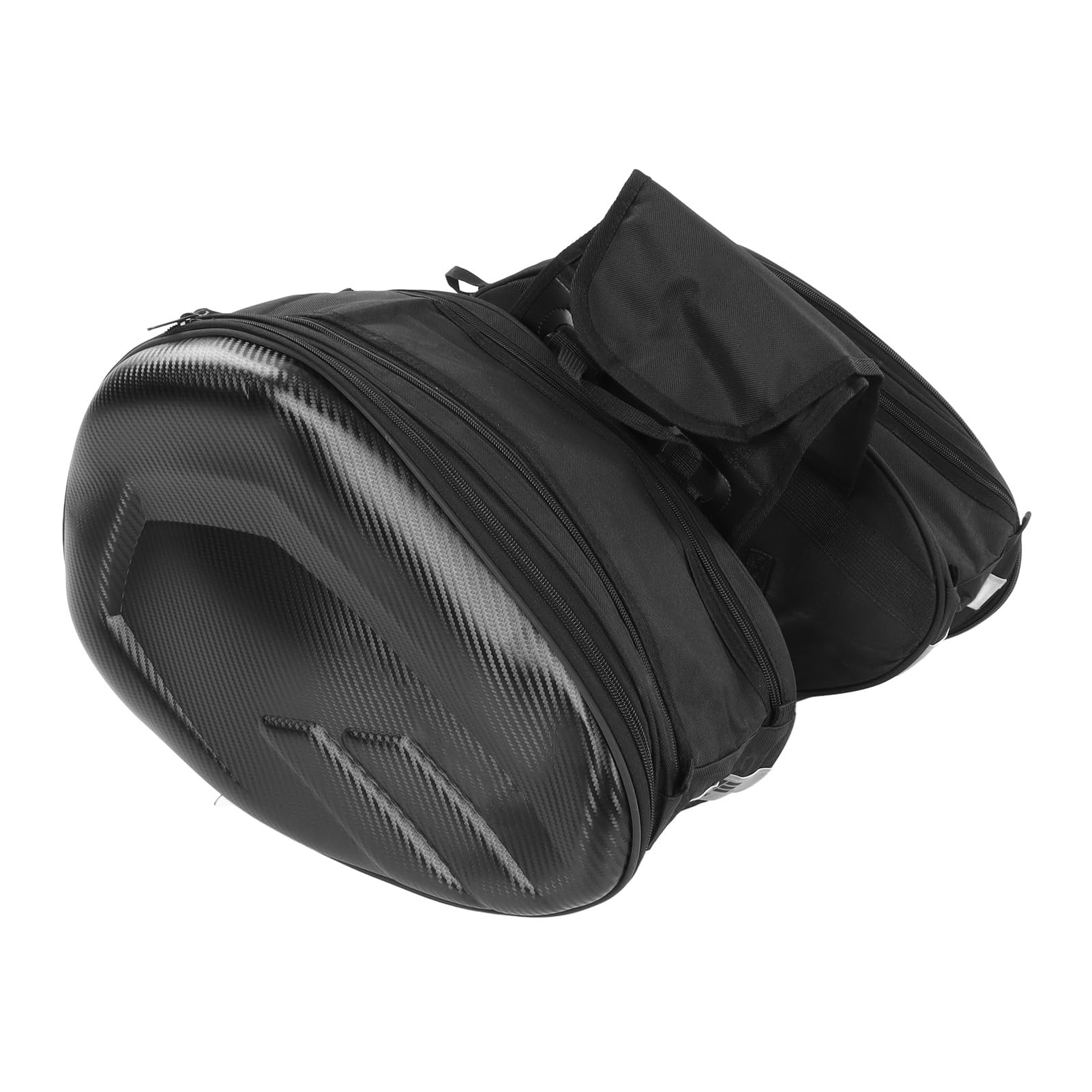 Bolsas Laterales para Moto Conjunto De 2 Hechas De Tela Oxford 600D Y Nylon Resistente con Capacidad Extensible De 36L A 58L Incluye 2 Fundas Impermeables Ideal para Viajes Campame