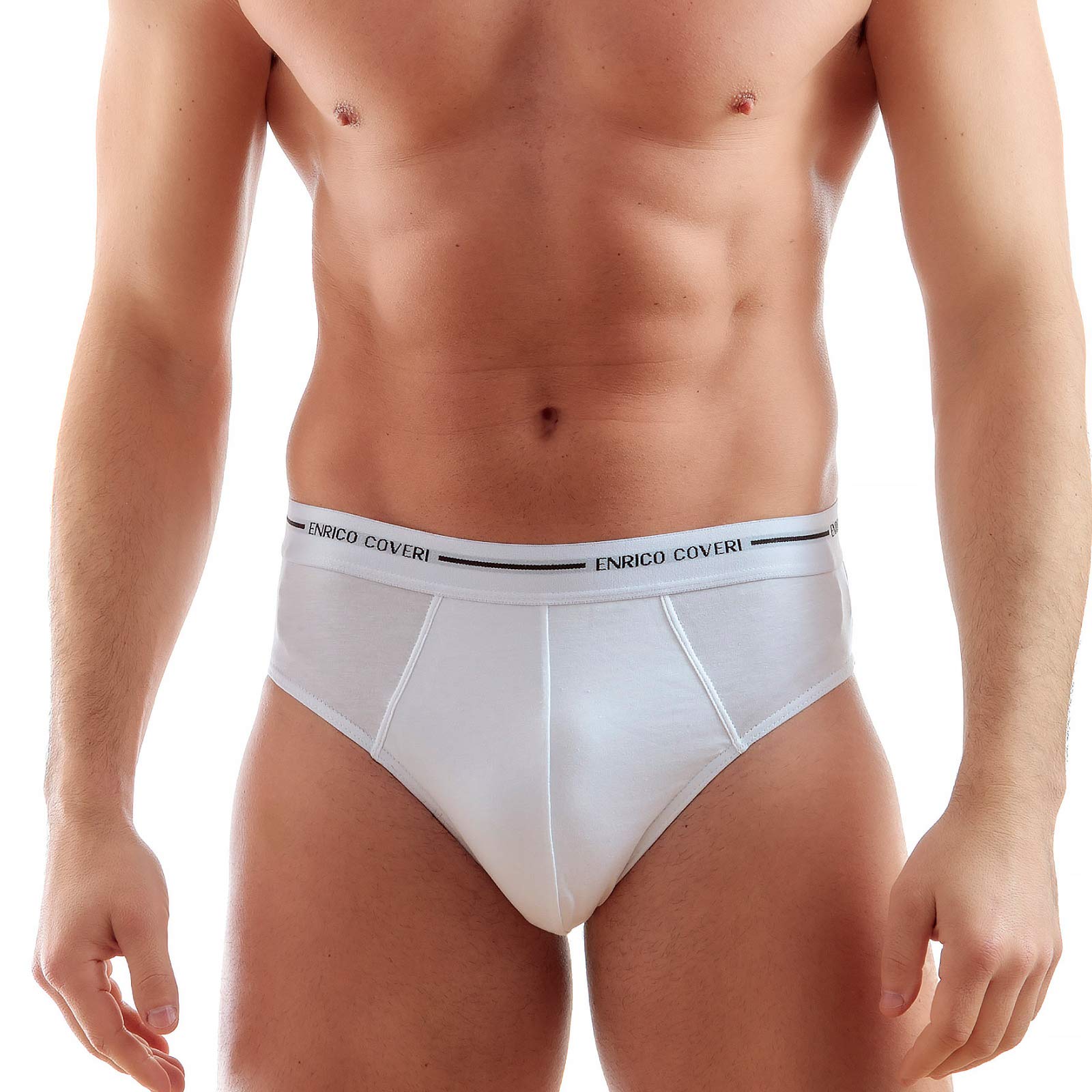 6 Pieces Men's Briefs in Bielastic Cotton ES1000