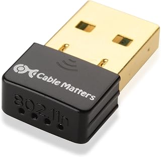 Cable Matters Nano USB Wireless Adapter (USB Wireless N Adapter/USBWiFi AdapterUp to 150 Mbps